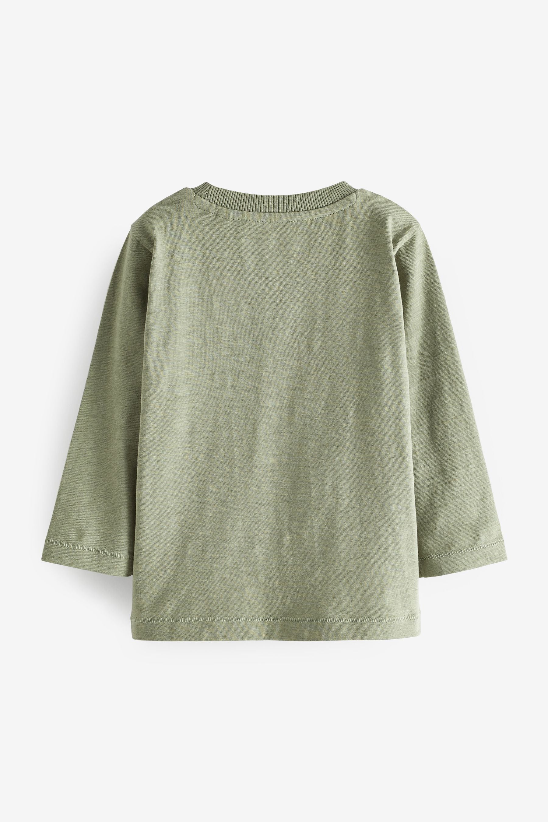 Khaki Green Rocket Long Sleeve Character T-Shirt (3mths-7yrs)