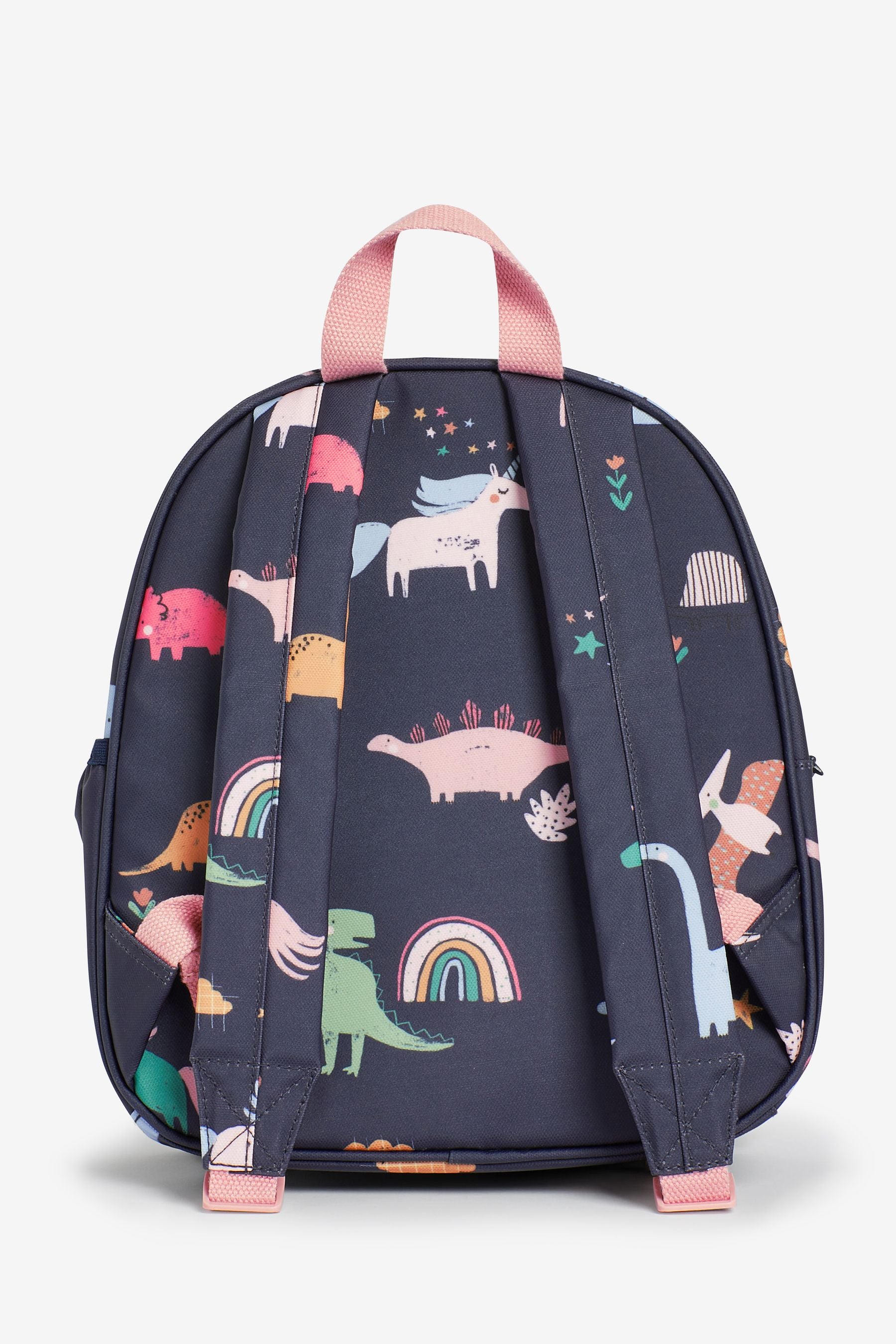 Navy Blue Dino Backpack