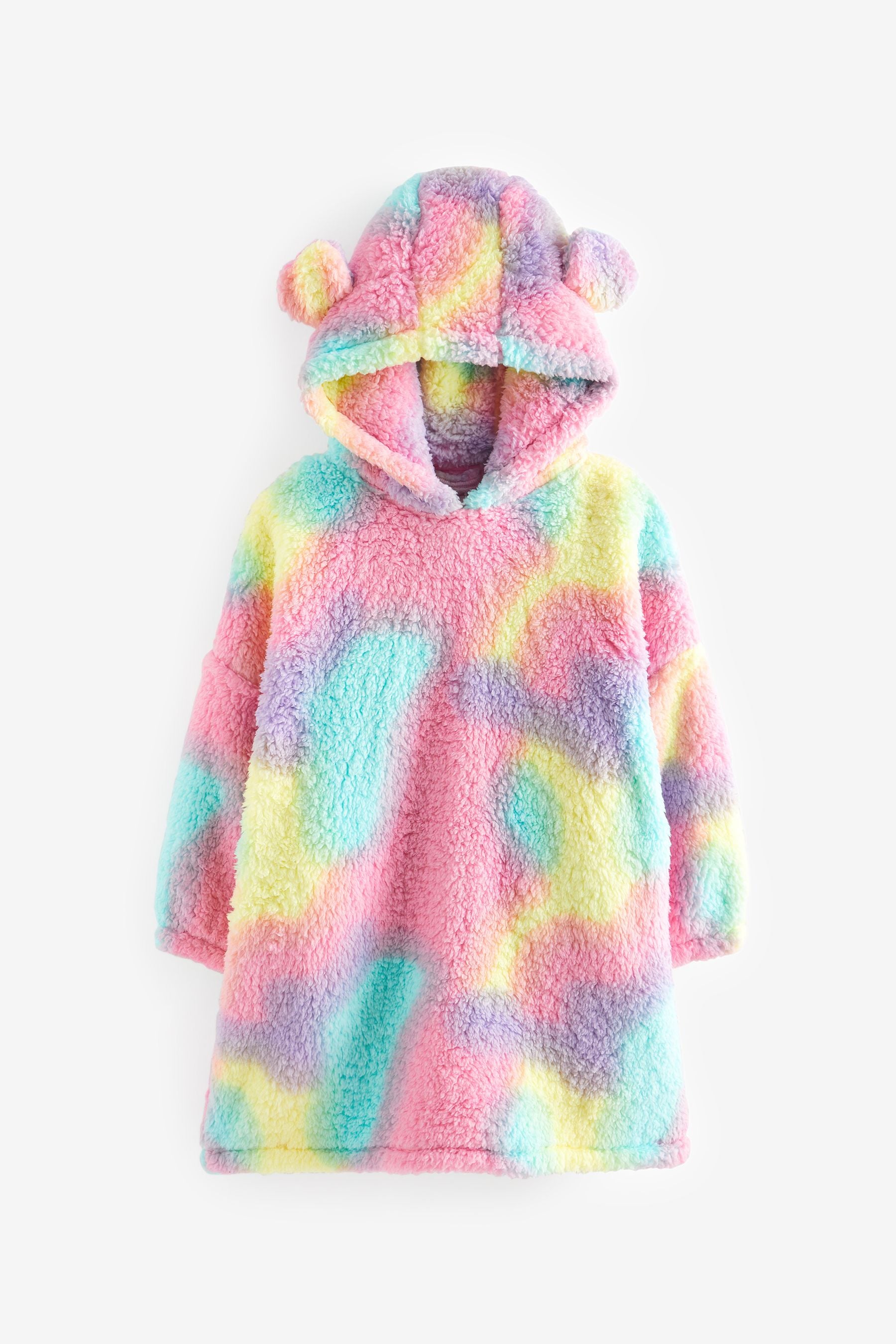 Multi Tie Dye Hooded Blanket (3-16yrs)