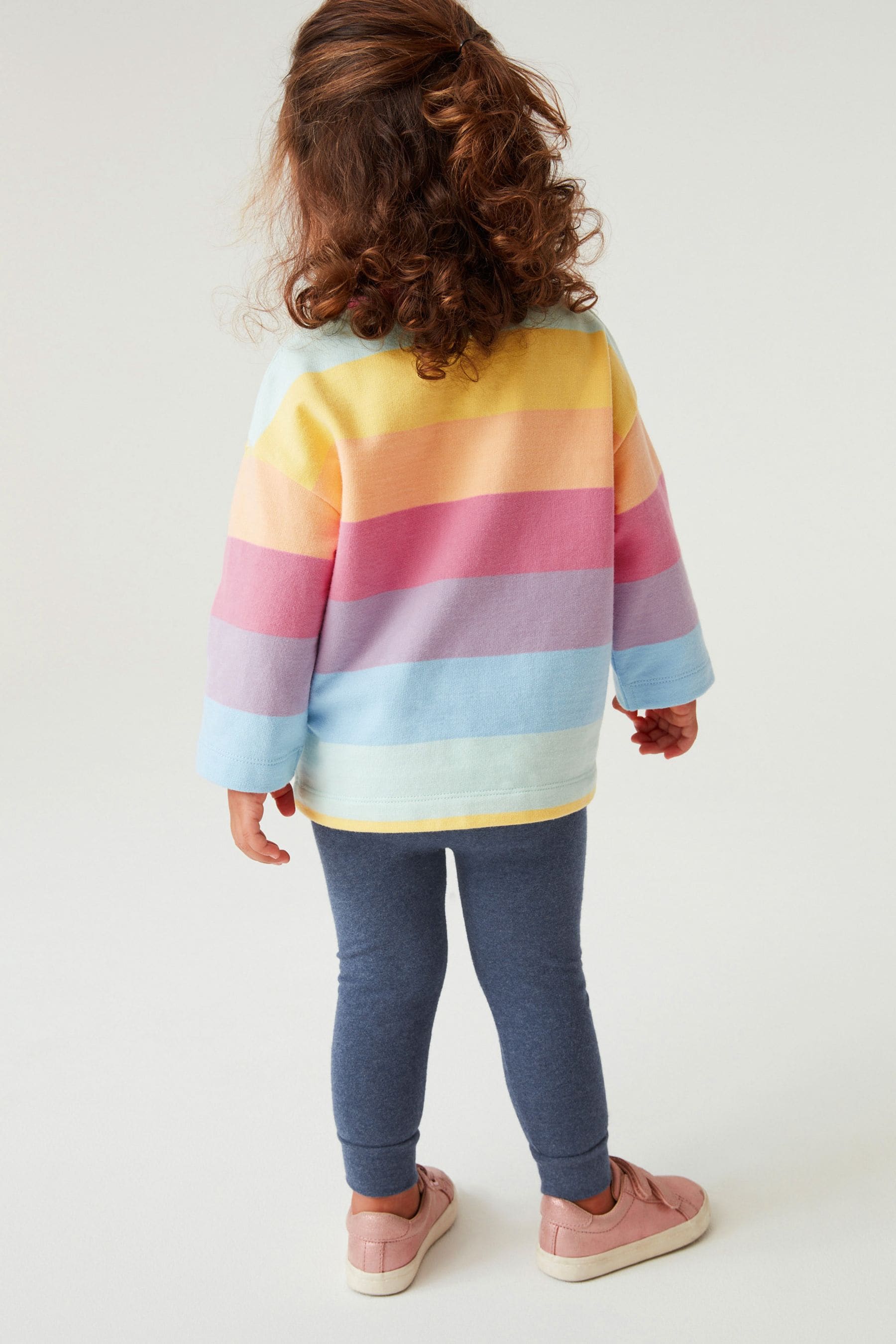 Rainbow Stripe Rainbow Sweatshirt and Legging Set (3mths-7yrs)