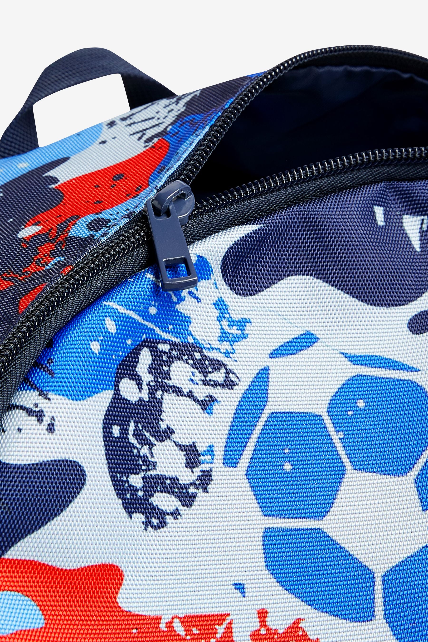 Football Print School Backpack