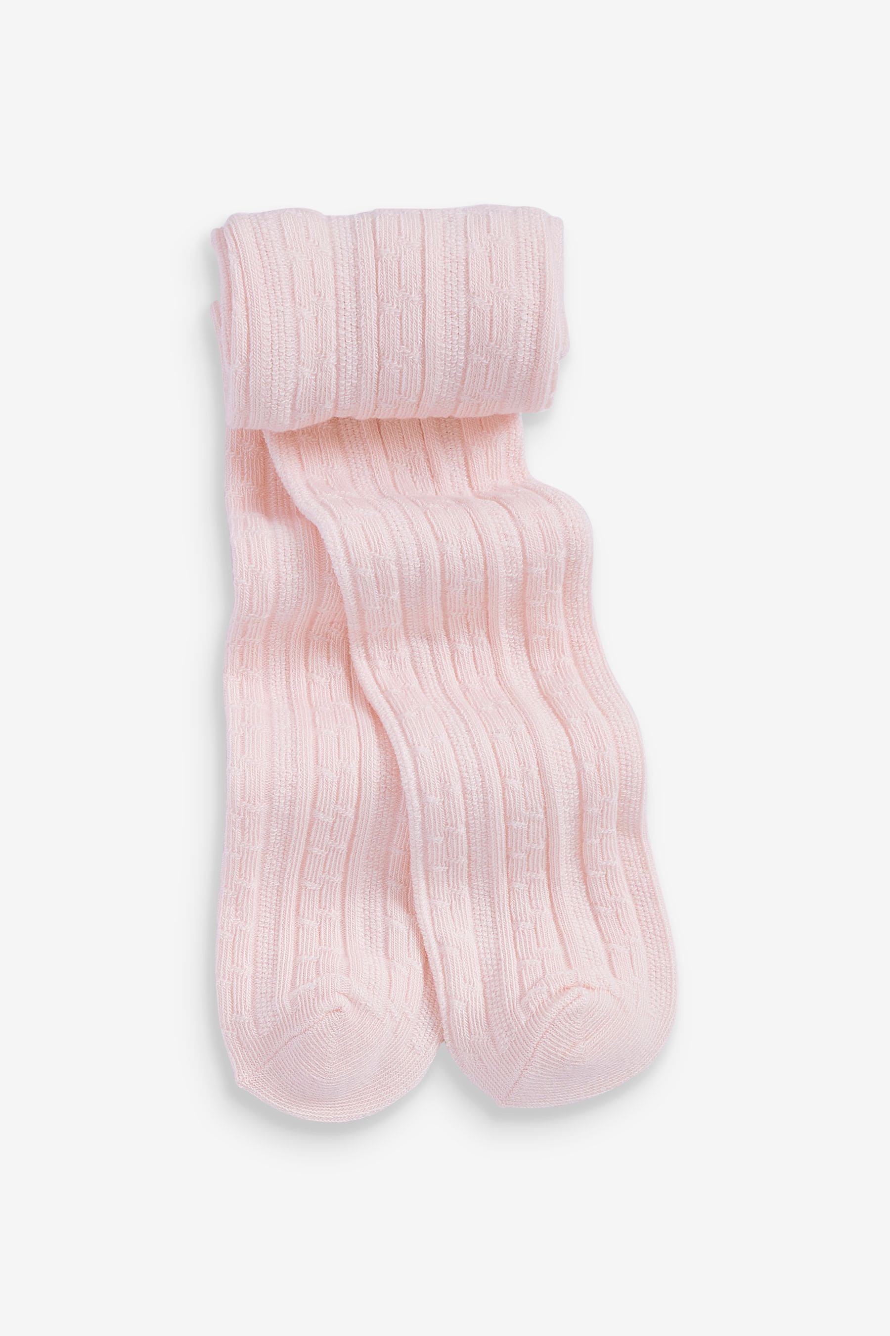 Pink/Cream 3 Pack Baby Tights (0mths-2yrs)