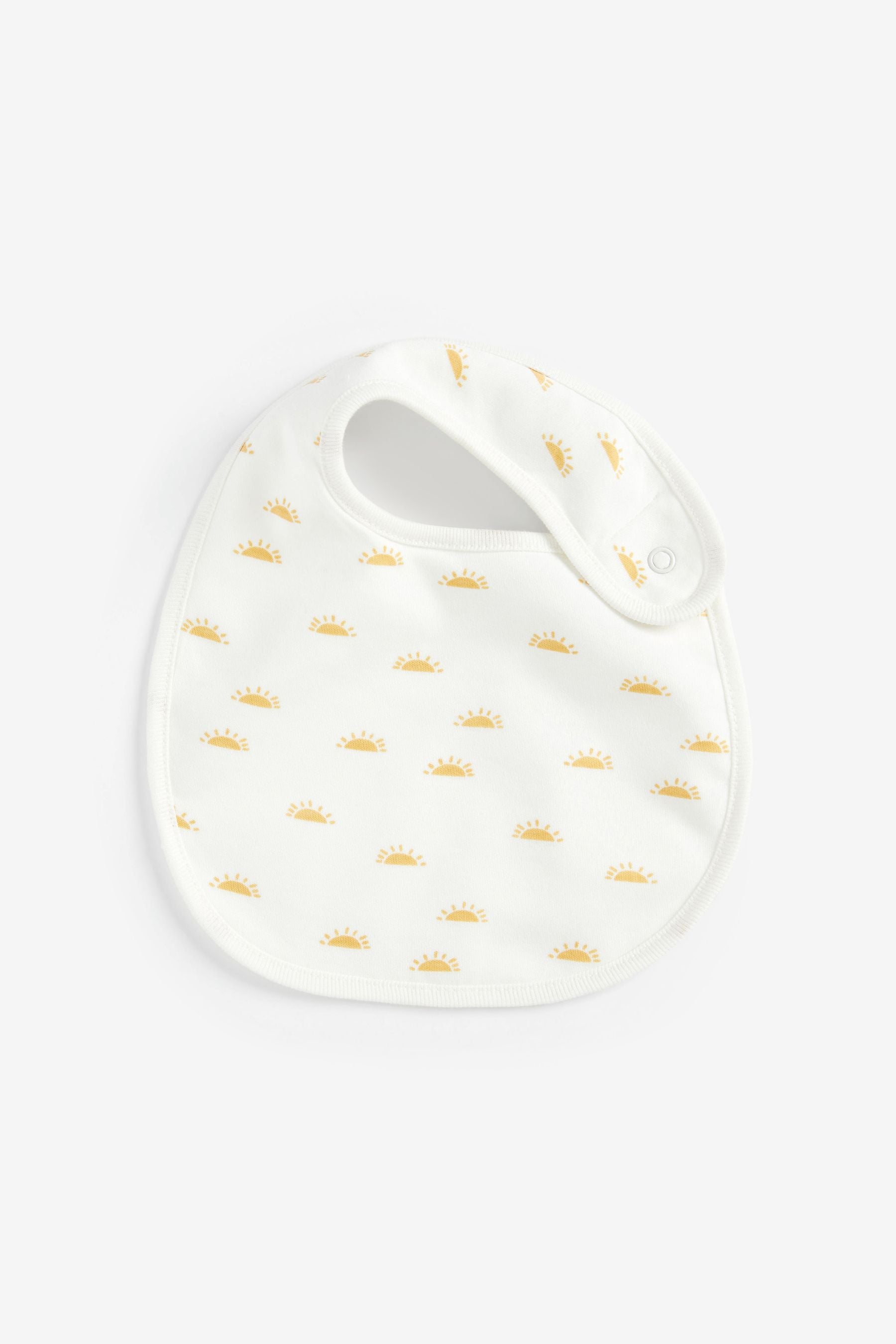 Cream Rainbow 3 Pack Regular Bibs