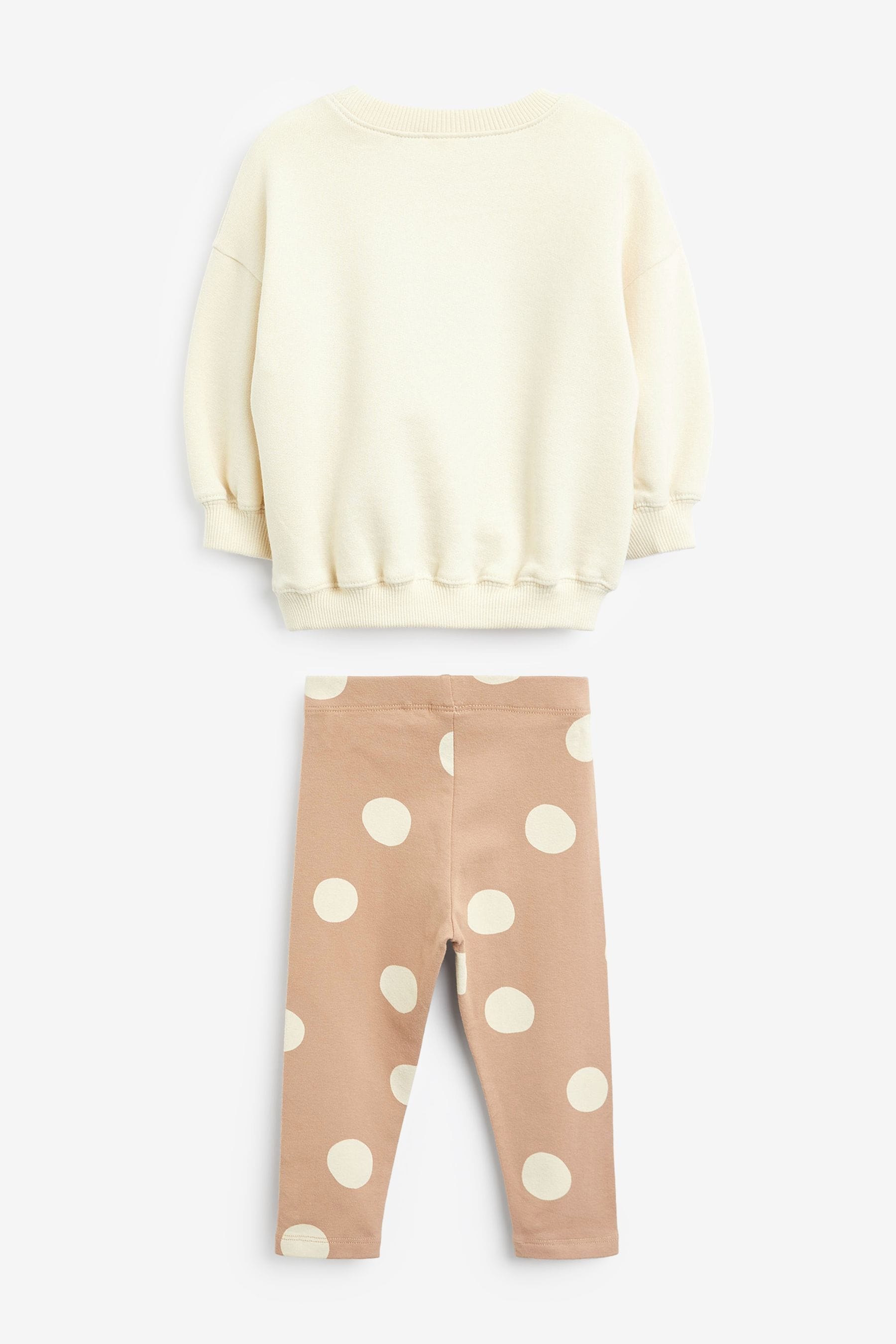 Neutral Character Sweatshirt And Leggings Set (3mths-7yrs)