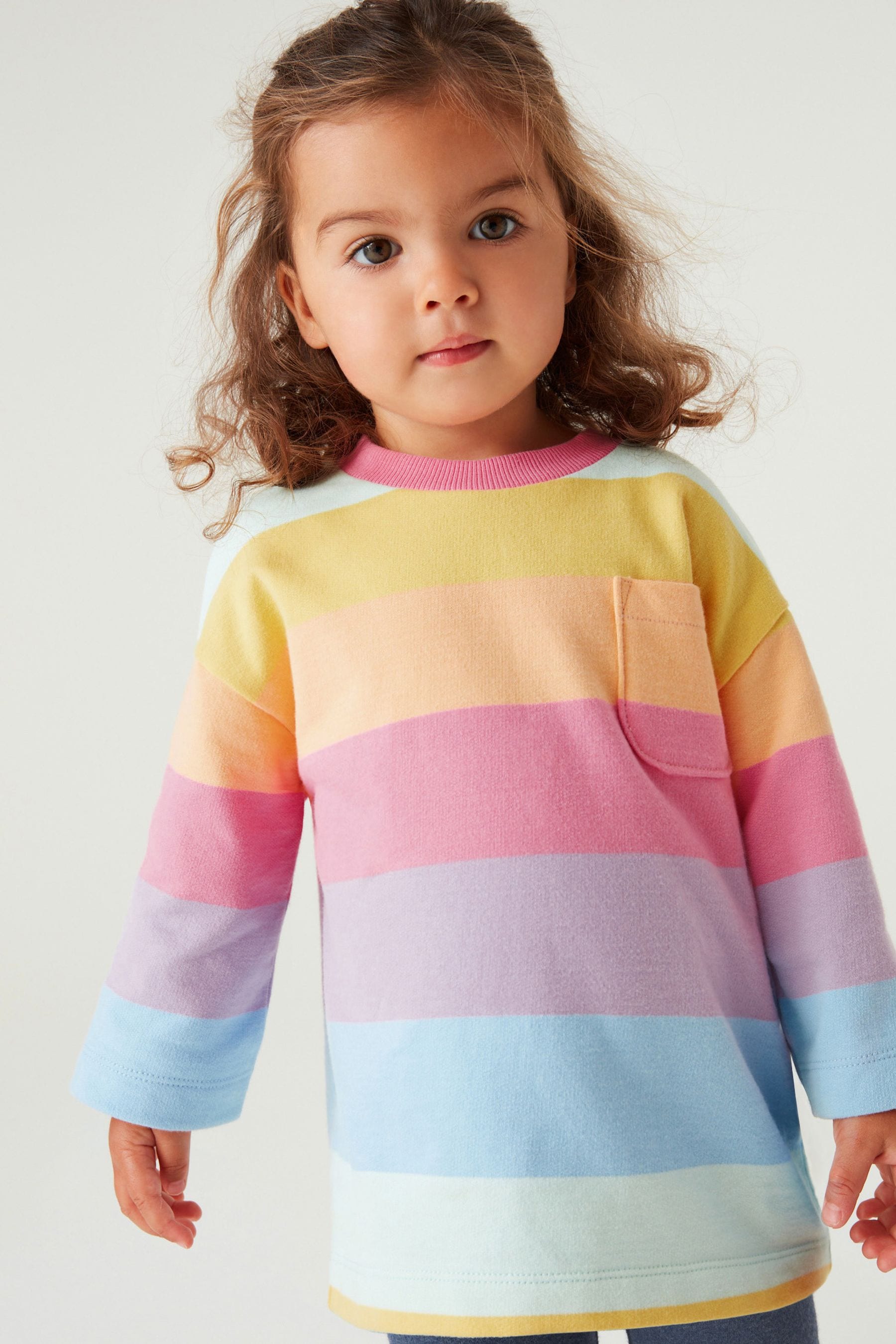 Rainbow Stripe Rainbow Sweatshirt and Legging Set (3mths-7yrs)