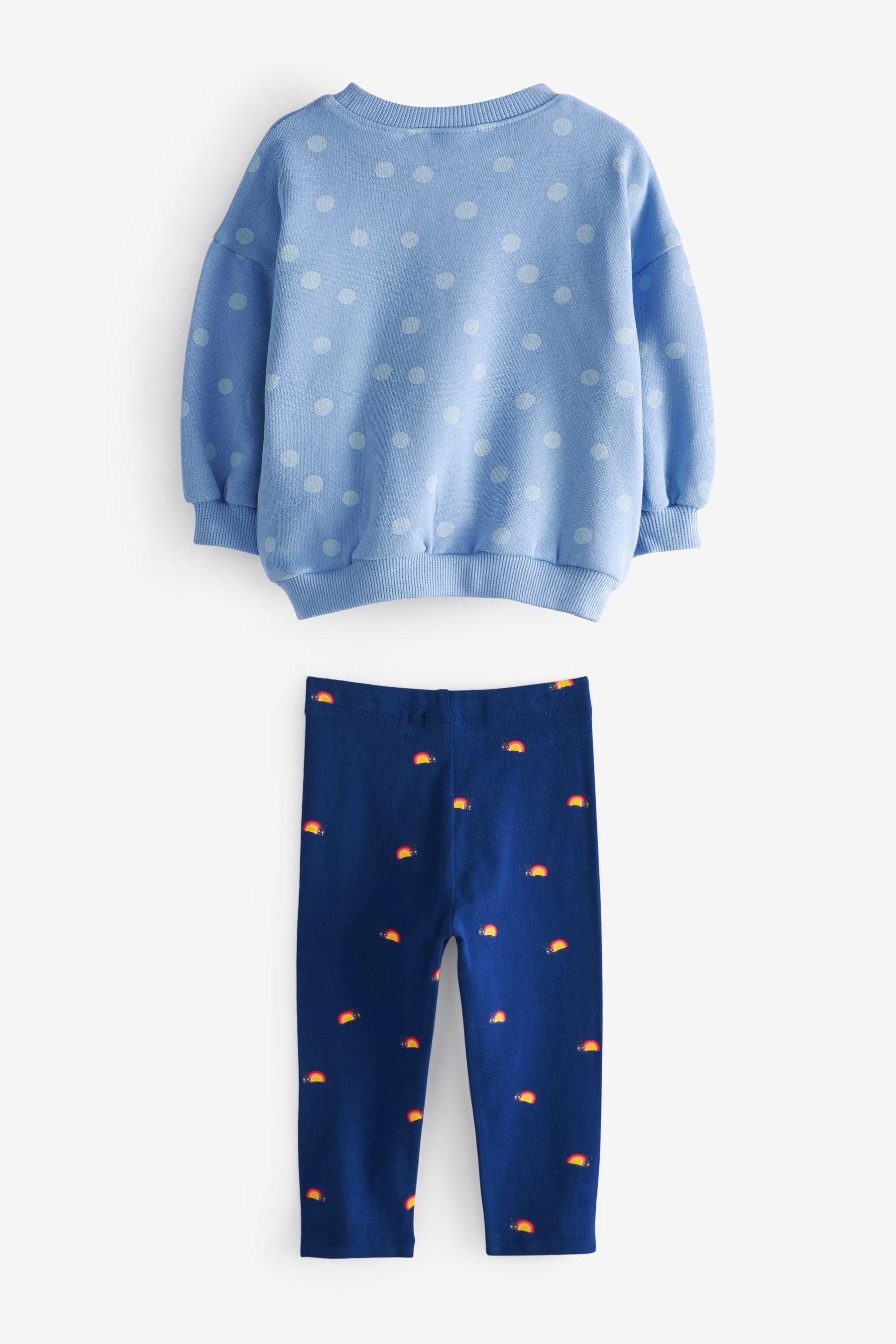 Blue Ladybird Sweatshirt And Leggings Set (3mths-7yrs)