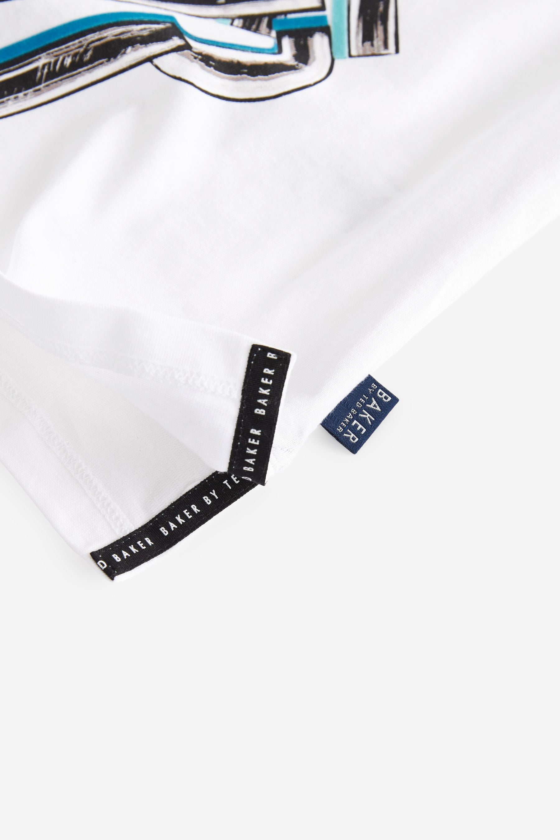 Baker by Ted Baker White One Letter Shirt