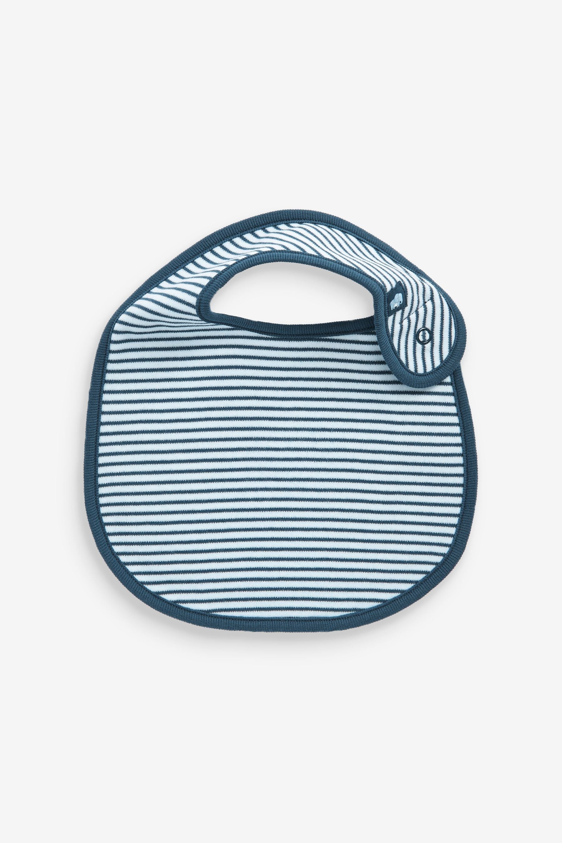 Blue 3 Pack Baby Bibs