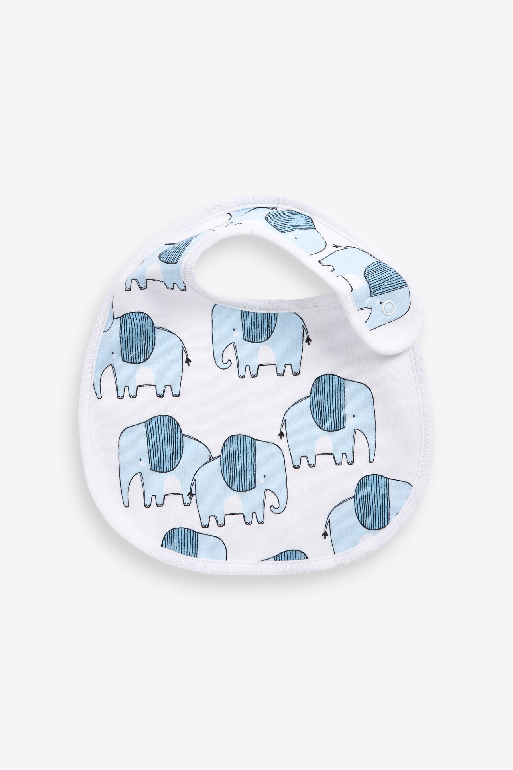 Blue 3 Pack Baby Bibs