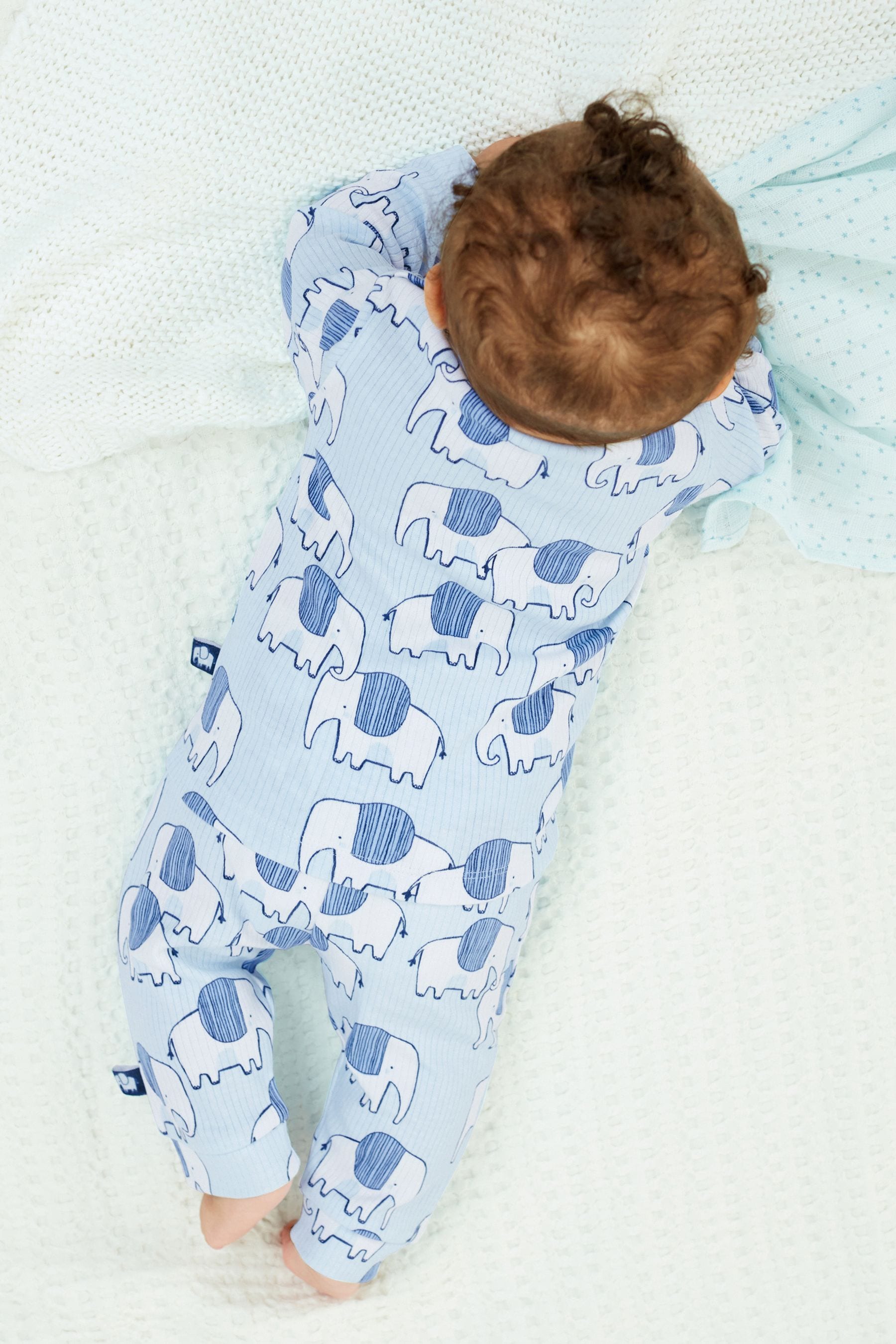 Blue Elephant Baby Leggings 3 Pack