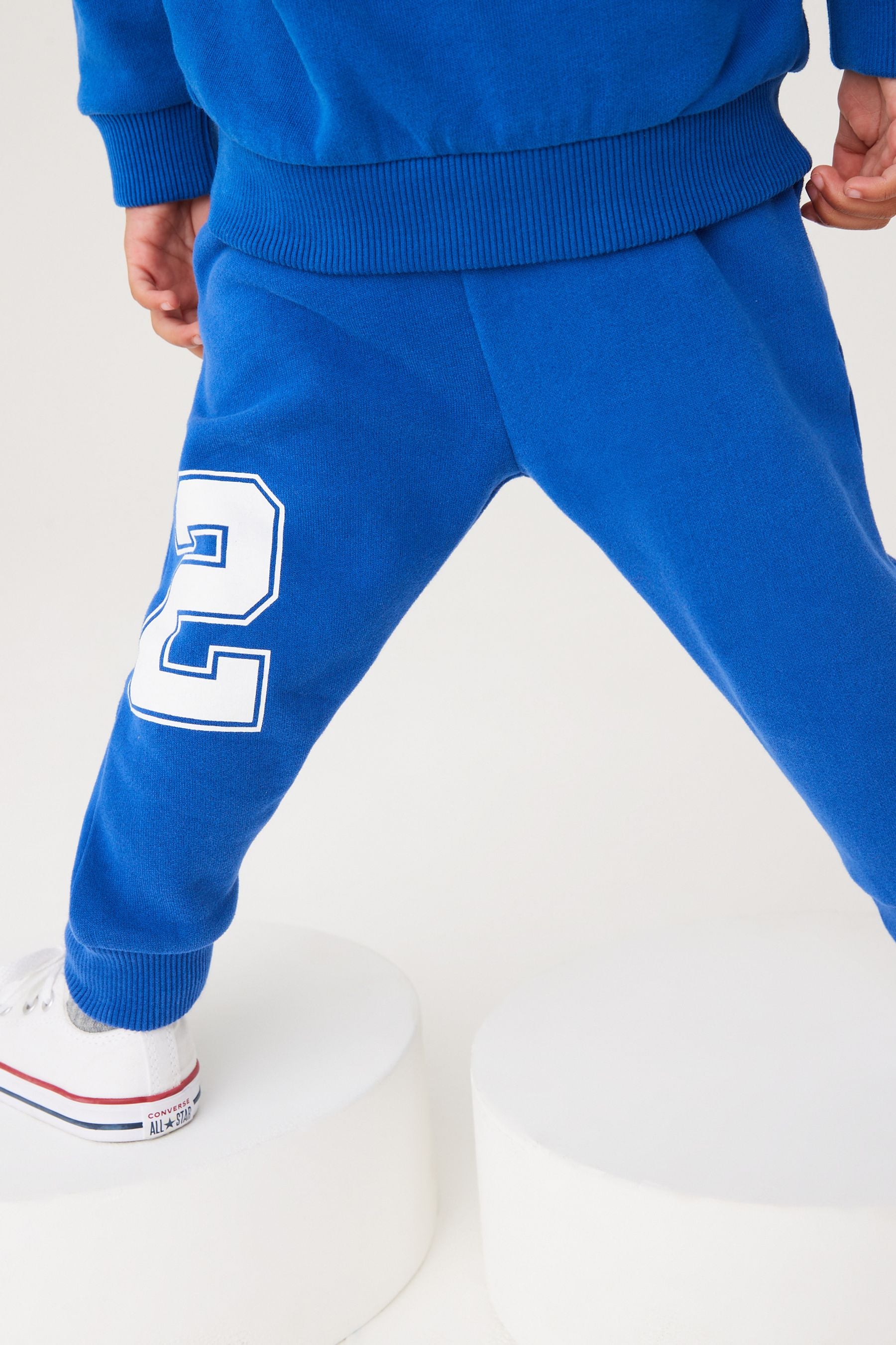 Blue Varsity Jersey Joggers (3mths-7yrs)