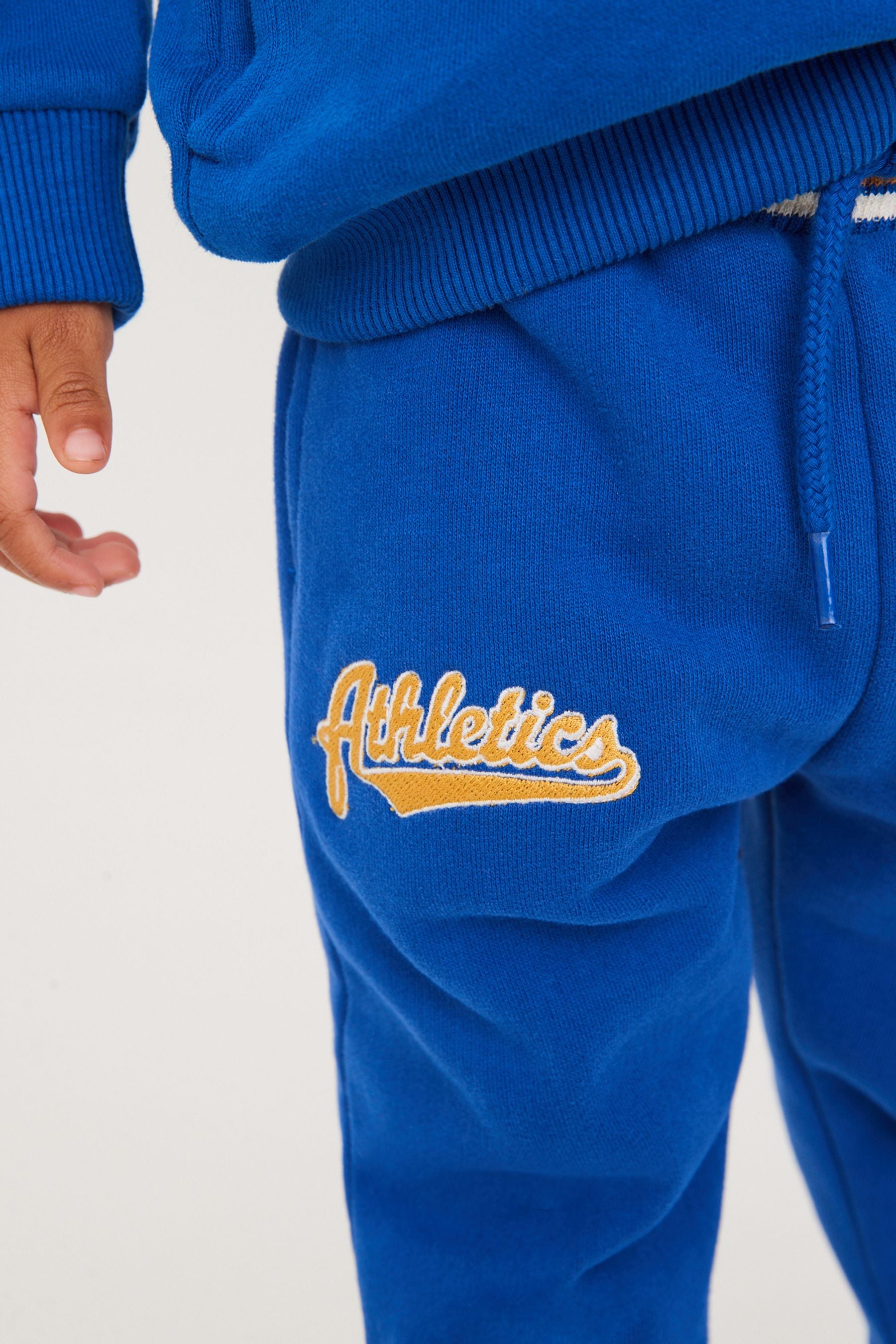 Blue Varsity Jersey Joggers (3mths-7yrs)