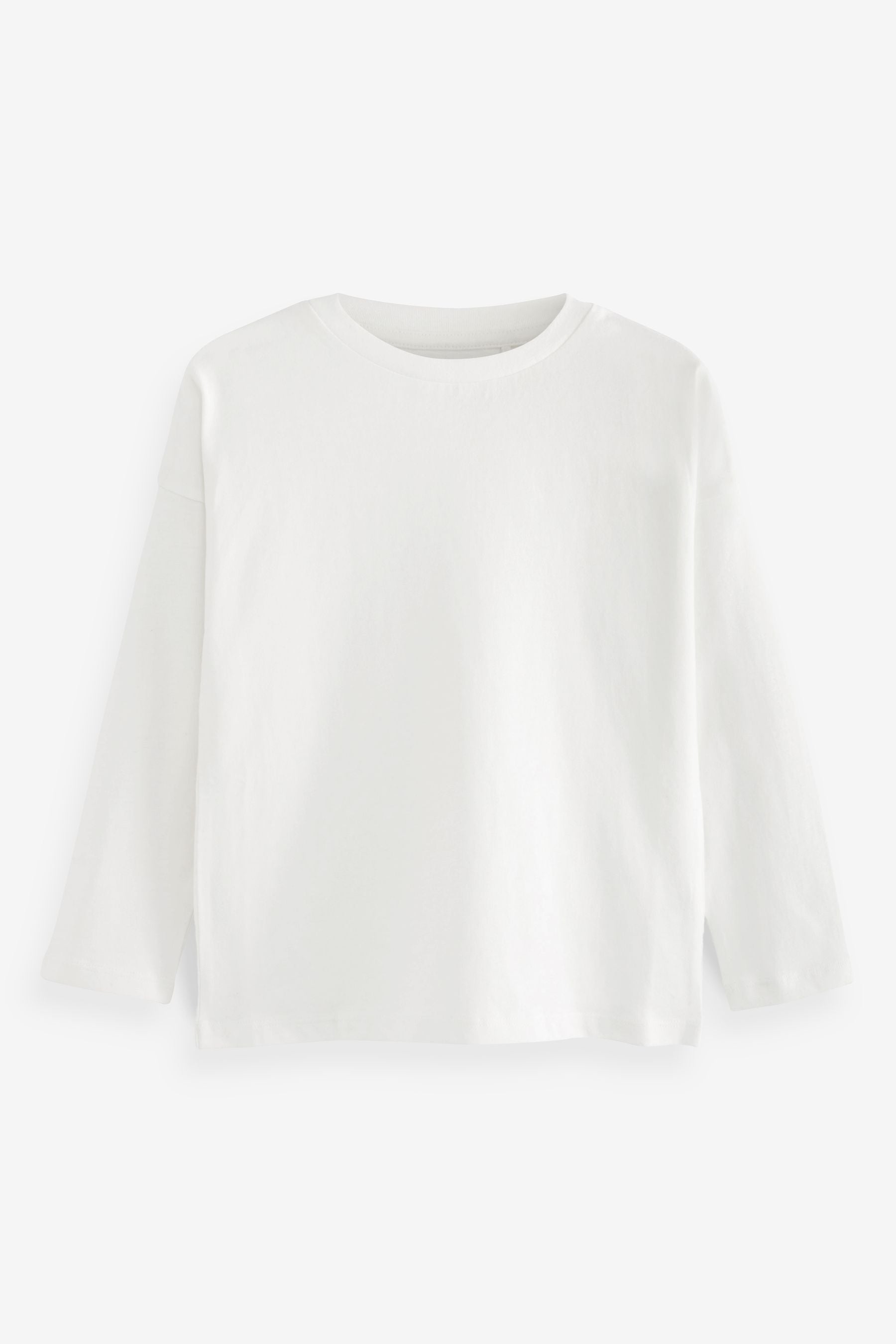 White Basic Long Sleeve T-Shirt (3-16yrs)