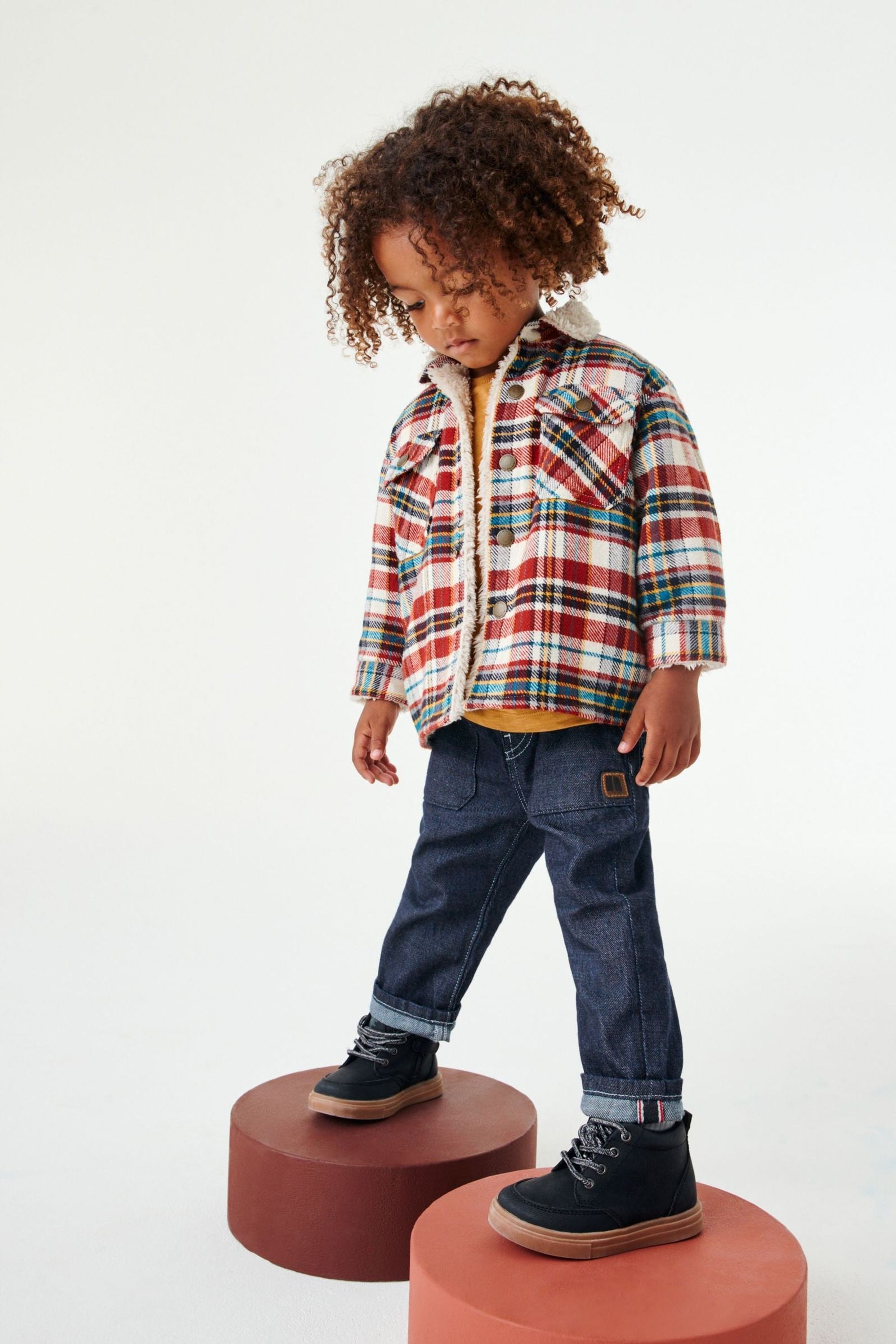 Rinse Blue Raw Denim Workwear Jeans (3mths-7yrs)