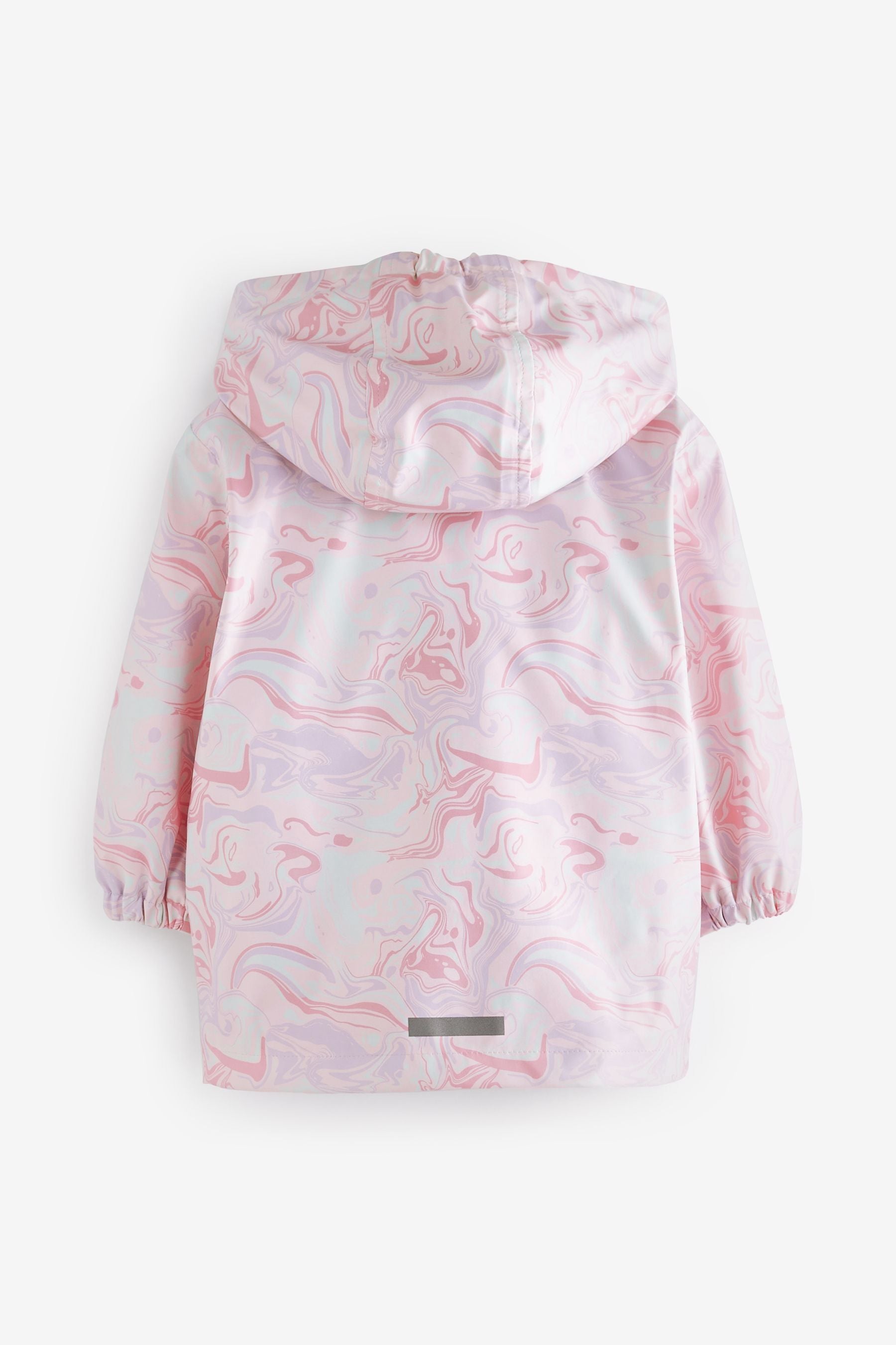 Pink Marble print Waterproof Jacket (3mths-7yrs)