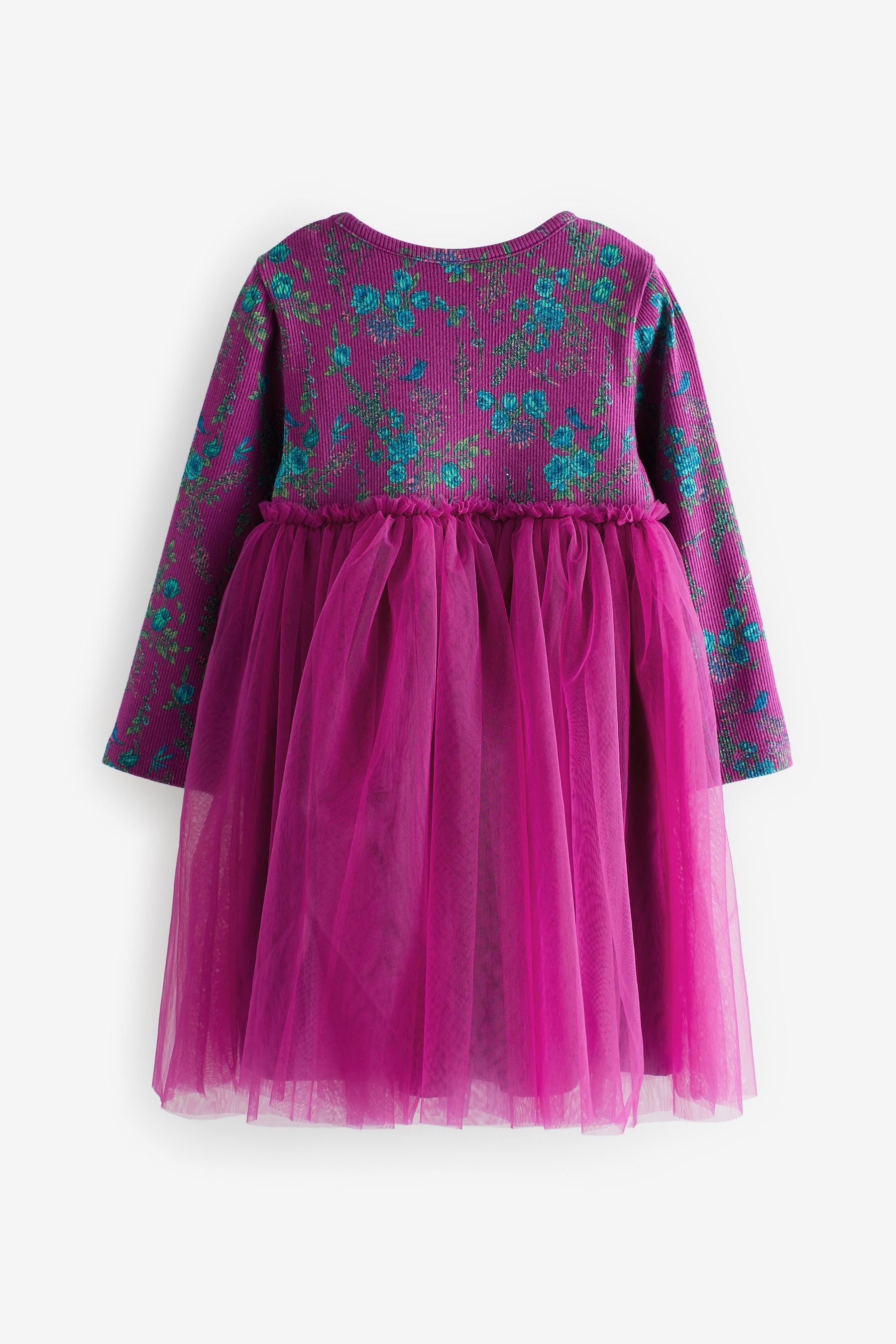 Purple/Pink Floral Nxt Party Dress (3mths-7yrs)