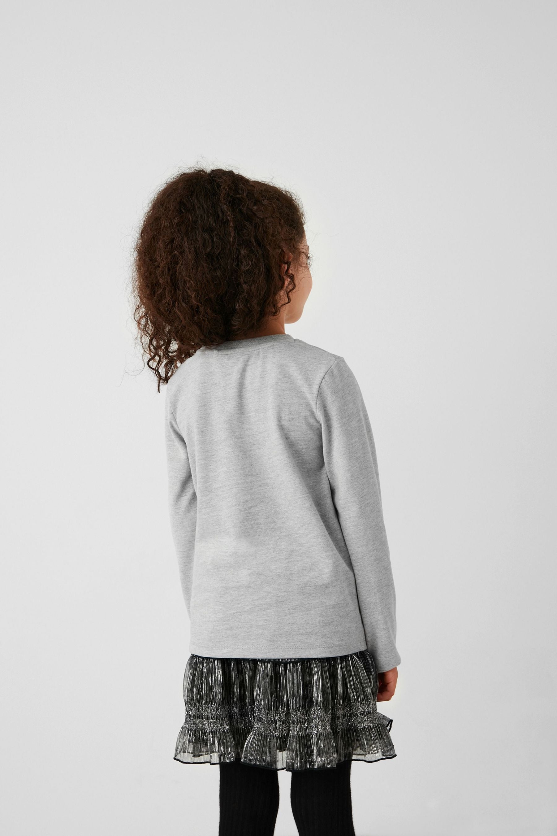 Grey Star Nxt Long Sleeve Sequin T-Shirt (3-16yrs)