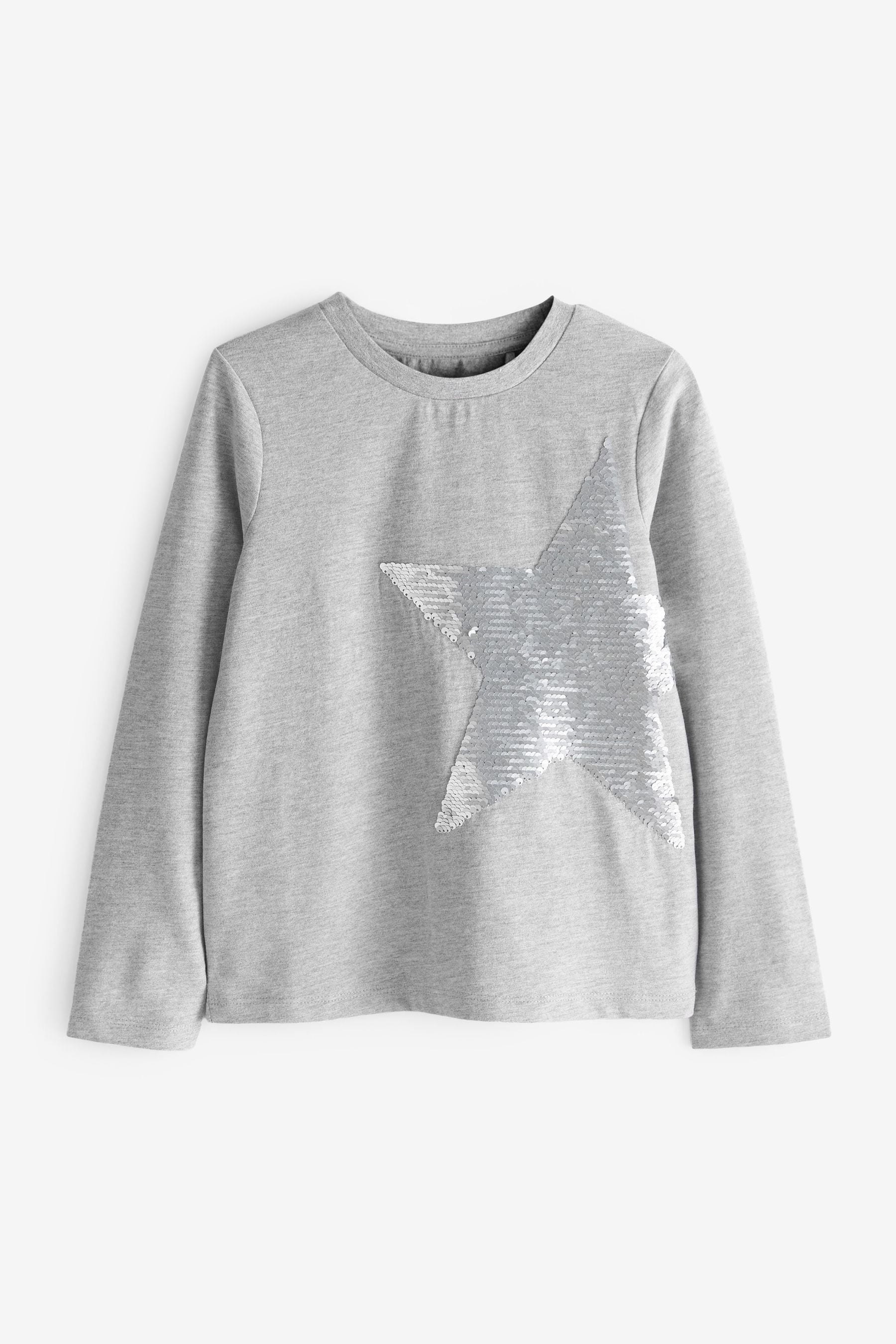 Grey Star Nxt Long Sleeve Sequin T-Shirt (3-16yrs)