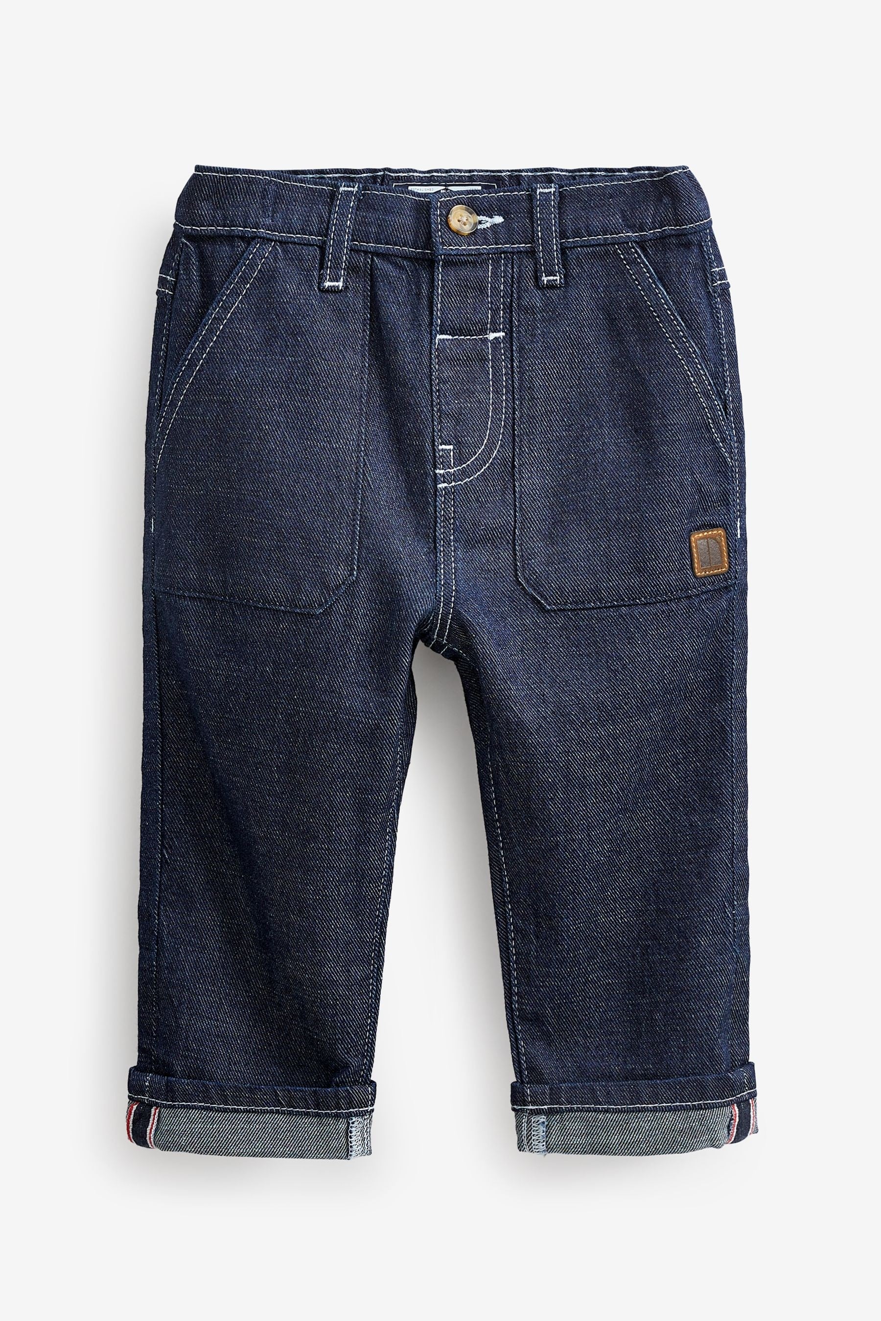 Rinse Blue Raw Denim Workwear Jeans (3mths-7yrs)