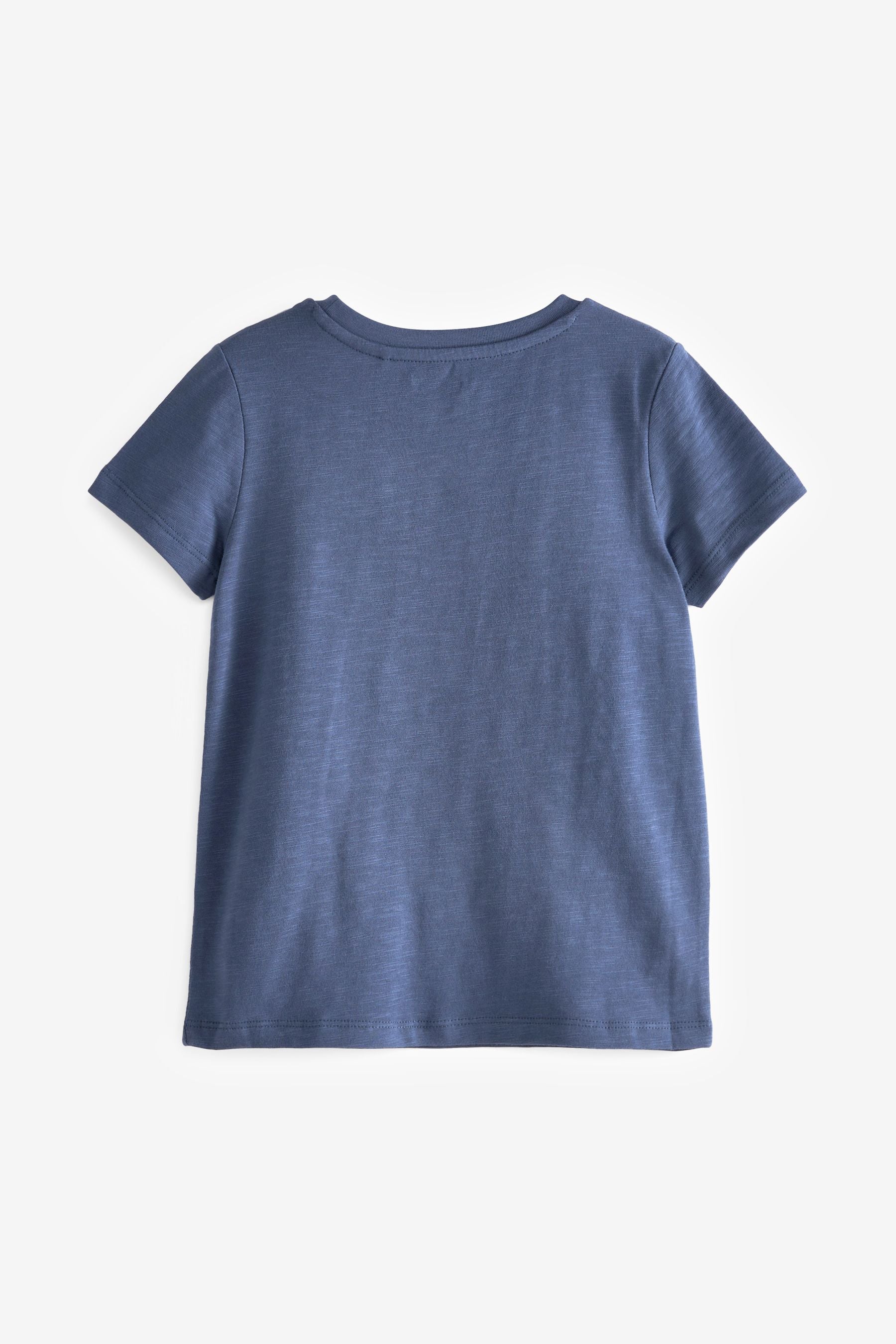 Blue Unicorn Sequin Short Sleeve T-Shirt (3-16yrs)