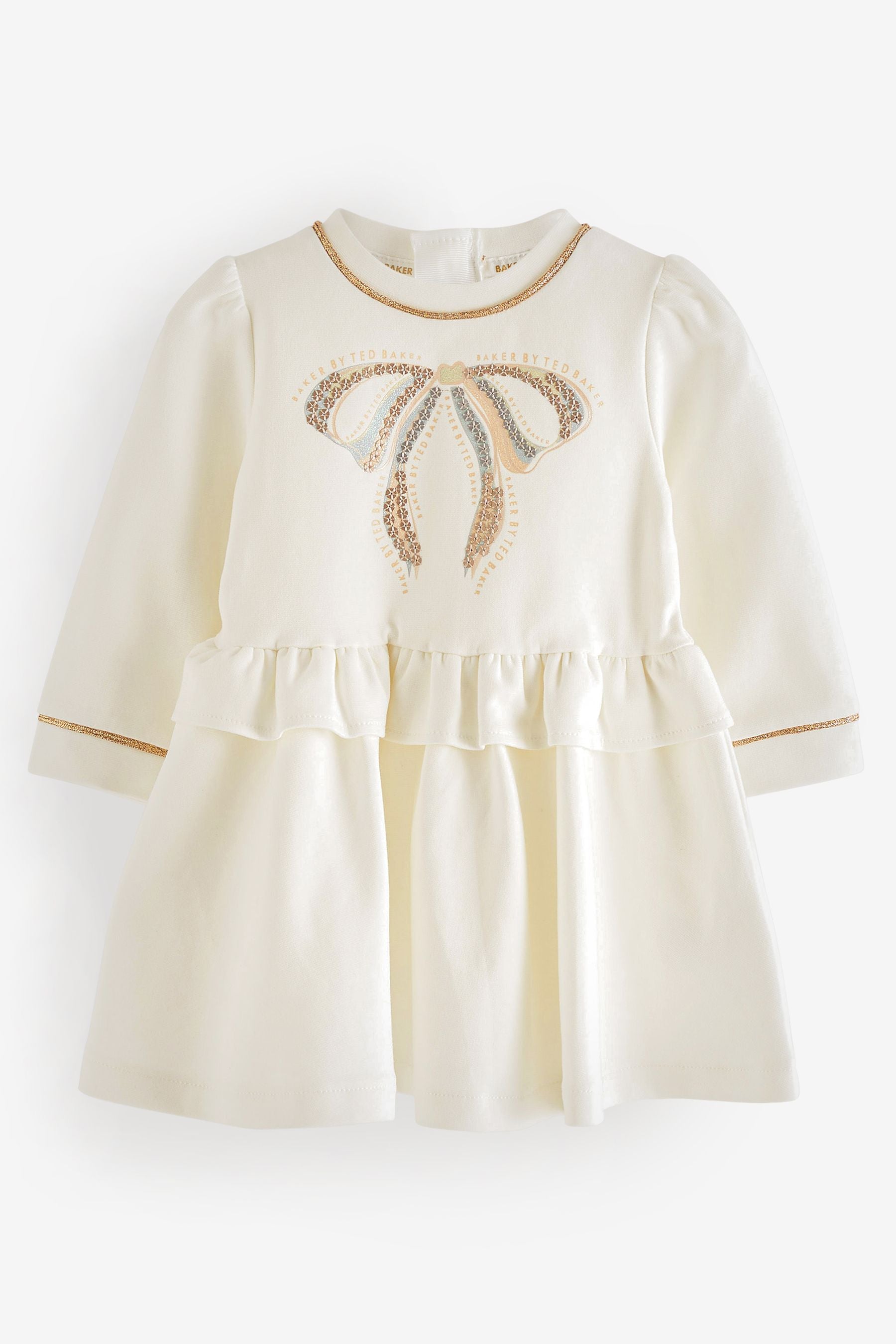 Cream Baker by Ted Baker Cream Bow Dress