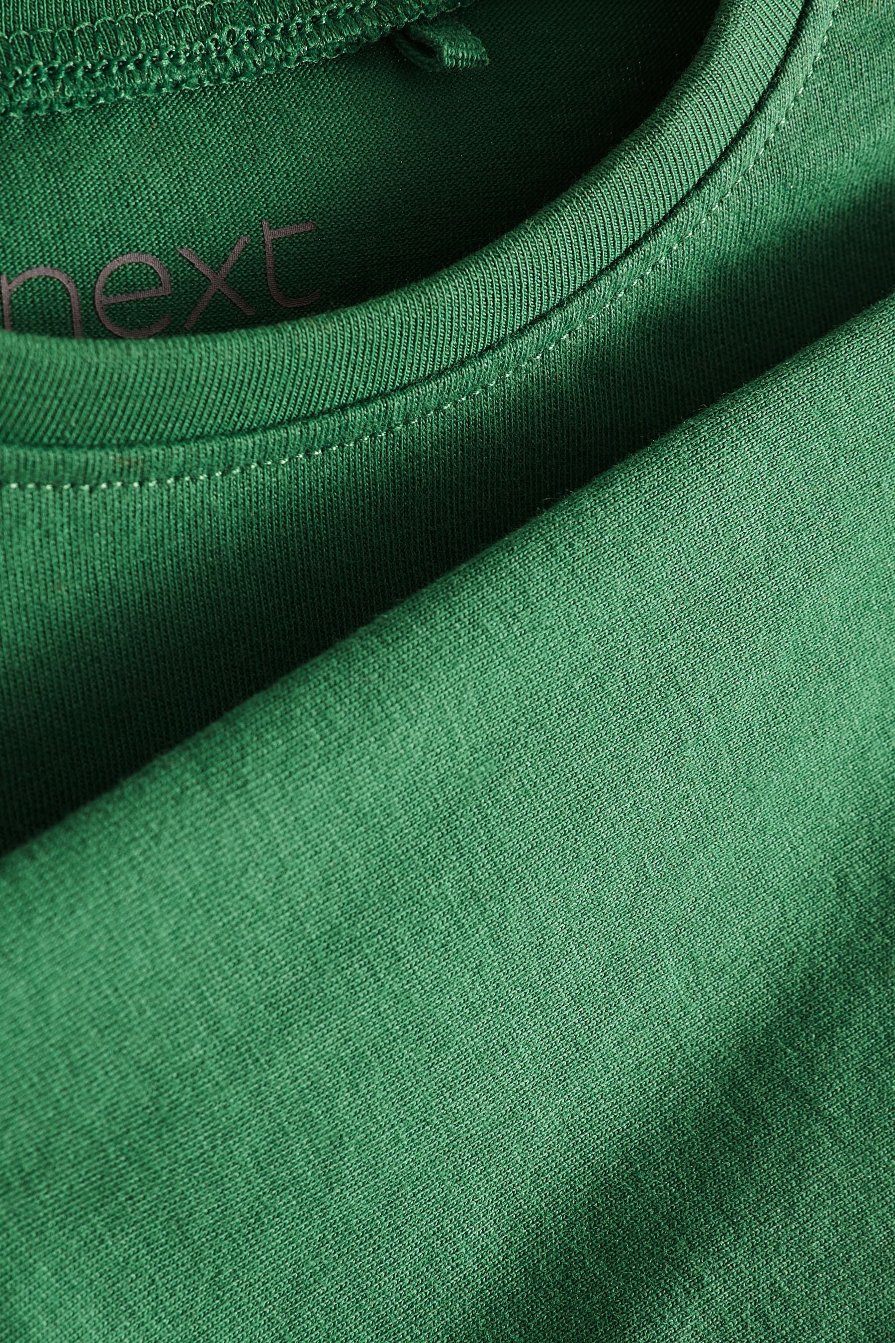 Green Long Sleeve Cotton T-Shirt (3mths-7yrs)