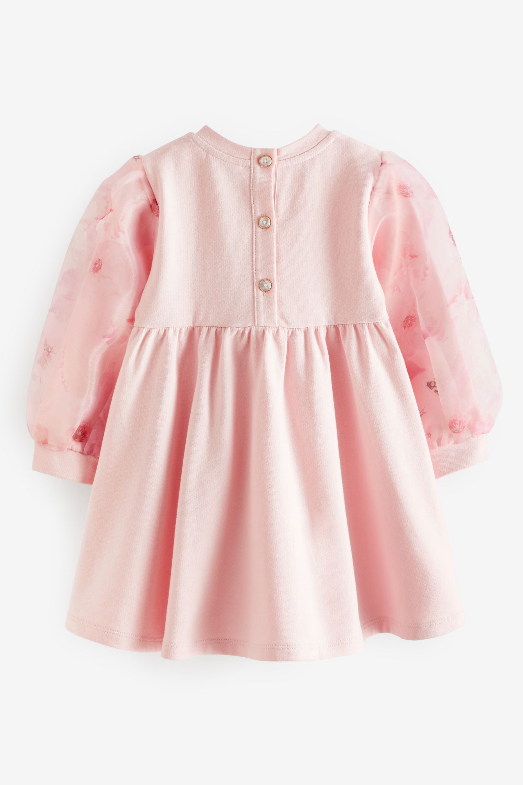 Pink Baker by Ted Baker Pink Organza Sleeve Dress