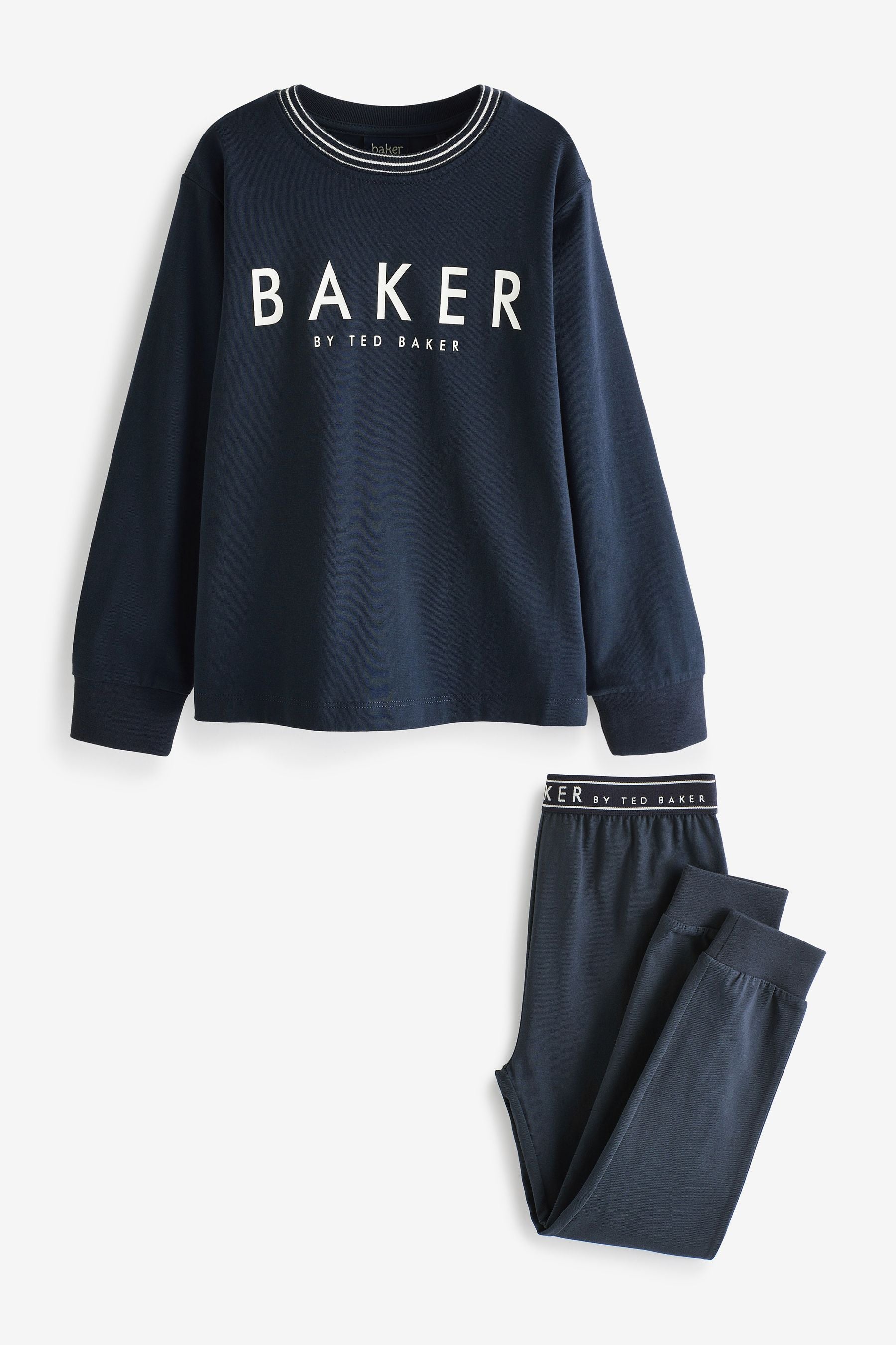 Navy Baker by Ted Baker Jersey Pyjamas Set