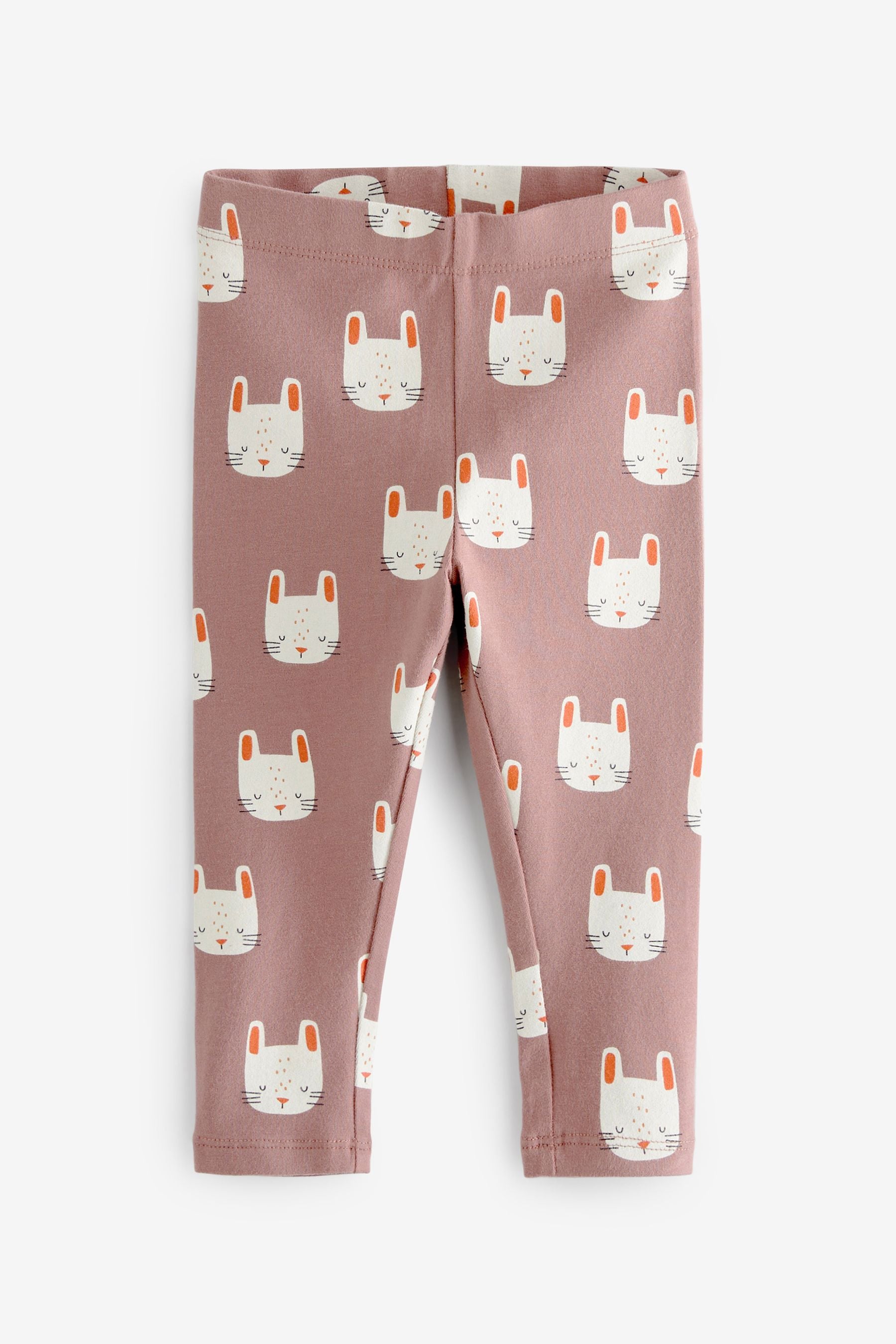 Neutral Cat Leggings (3mths-7yrs)