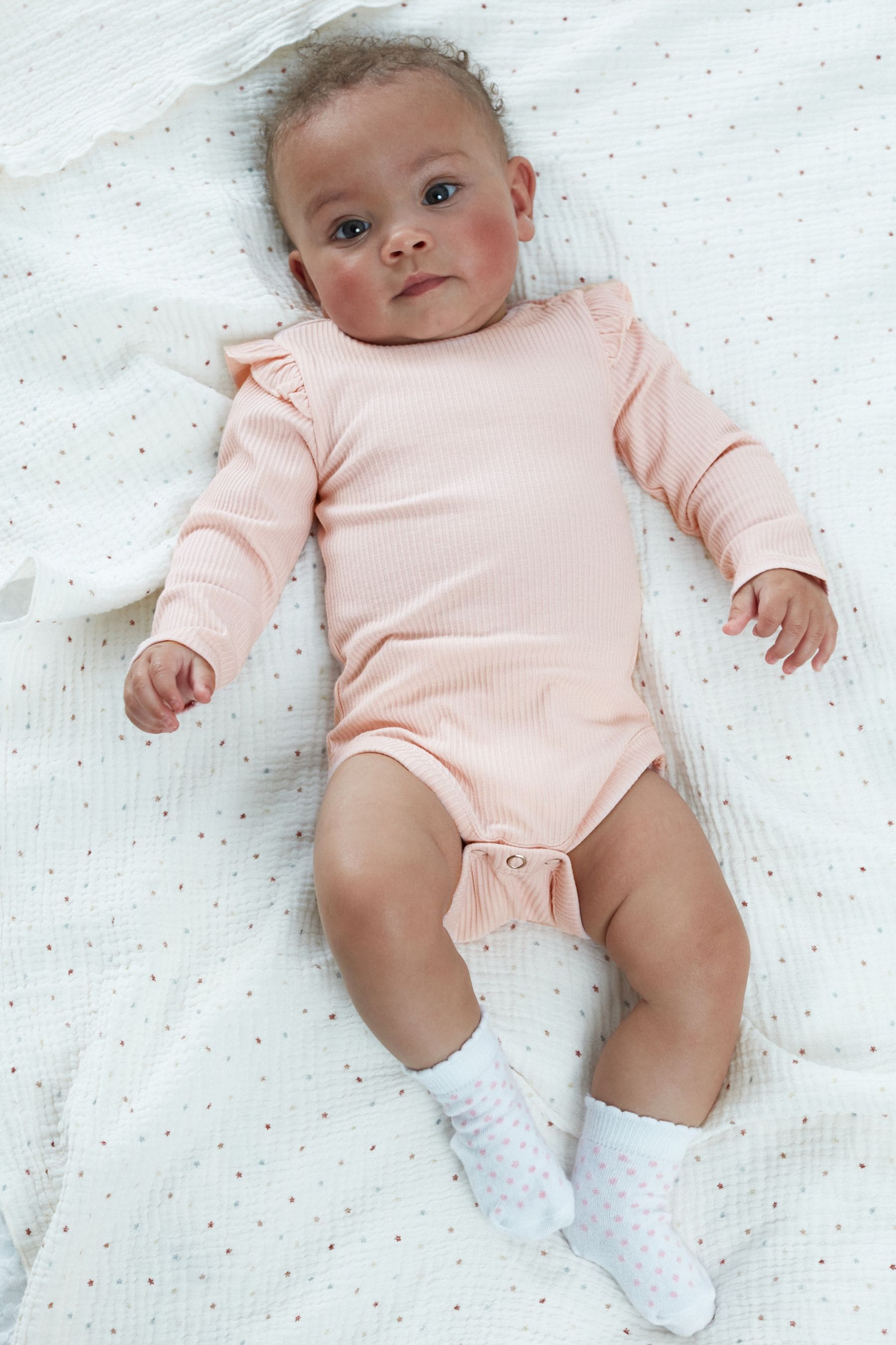 Pink/Mint Green Baby Bodysuits 3 Pack