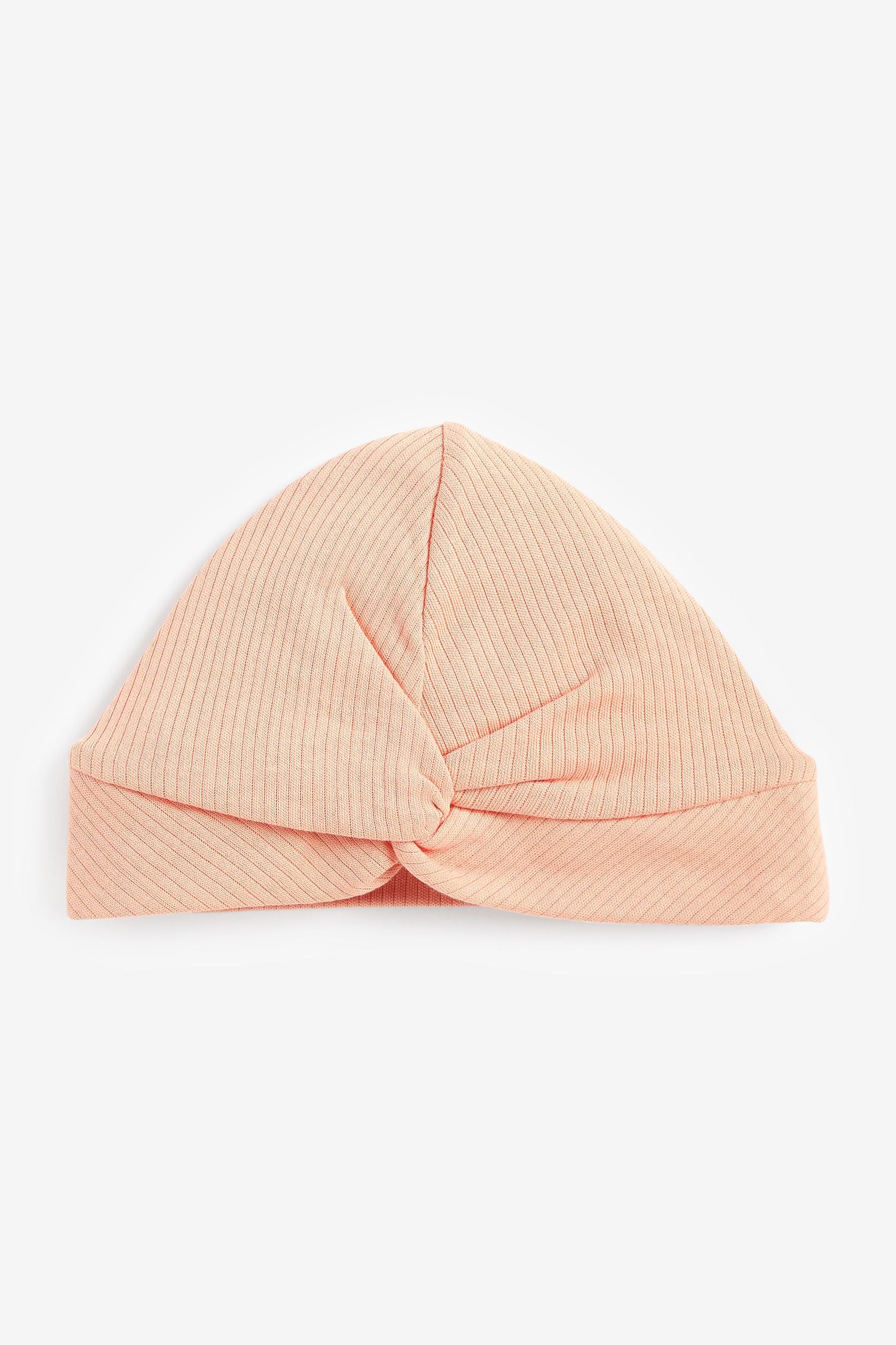 Peach Orange/Mint Green Baby Turban Hats 2 Pack (0-18mths)