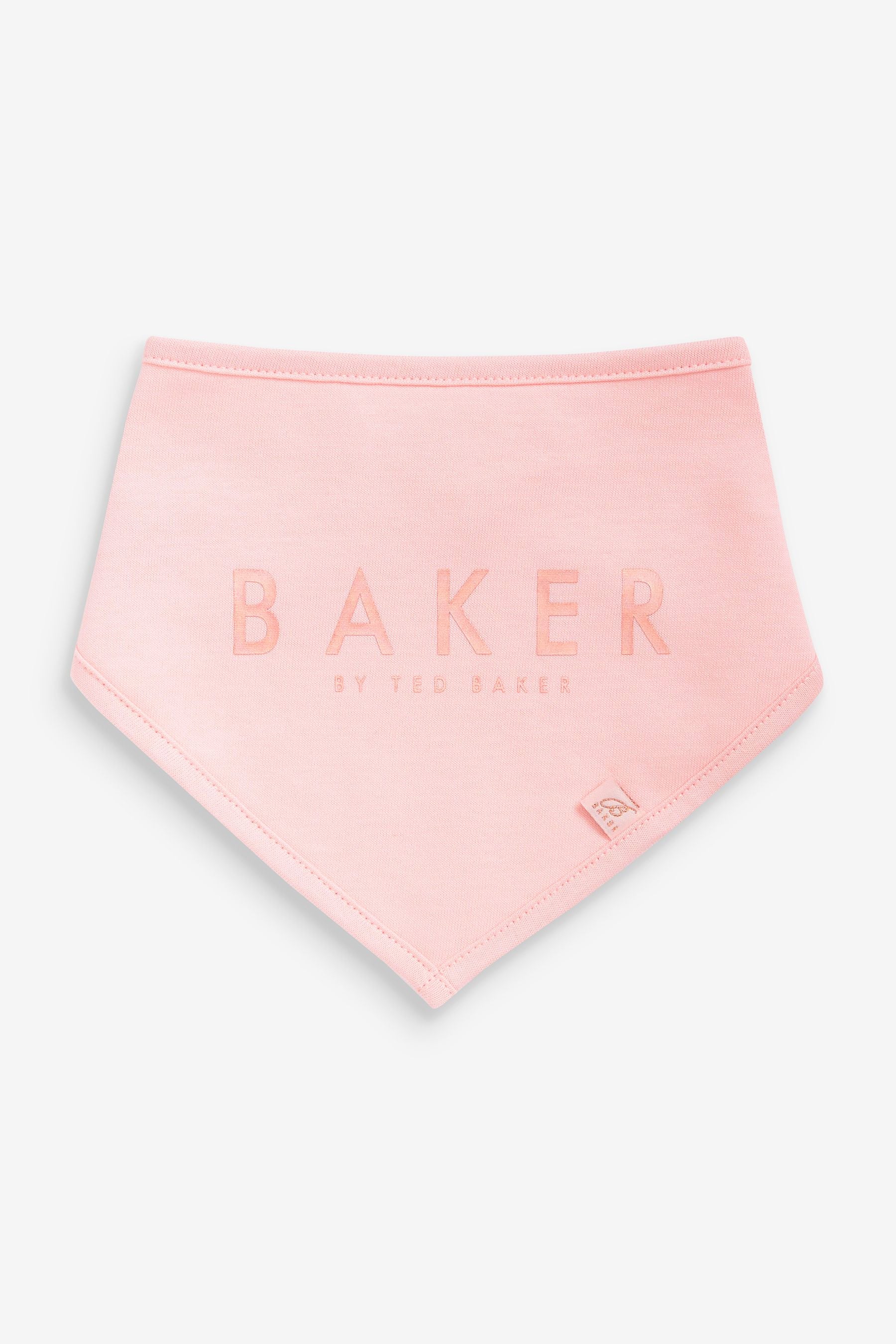 Pink Baker by Ted Baker Pink Floral Bibs 2 Pack