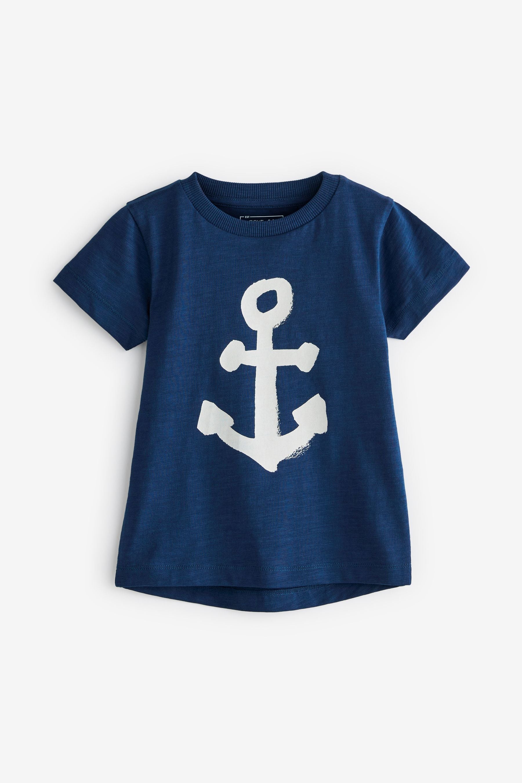 Multi Boat Nautical 3 Pack Short Sleeve T-Shirt (3mths-7yrs)