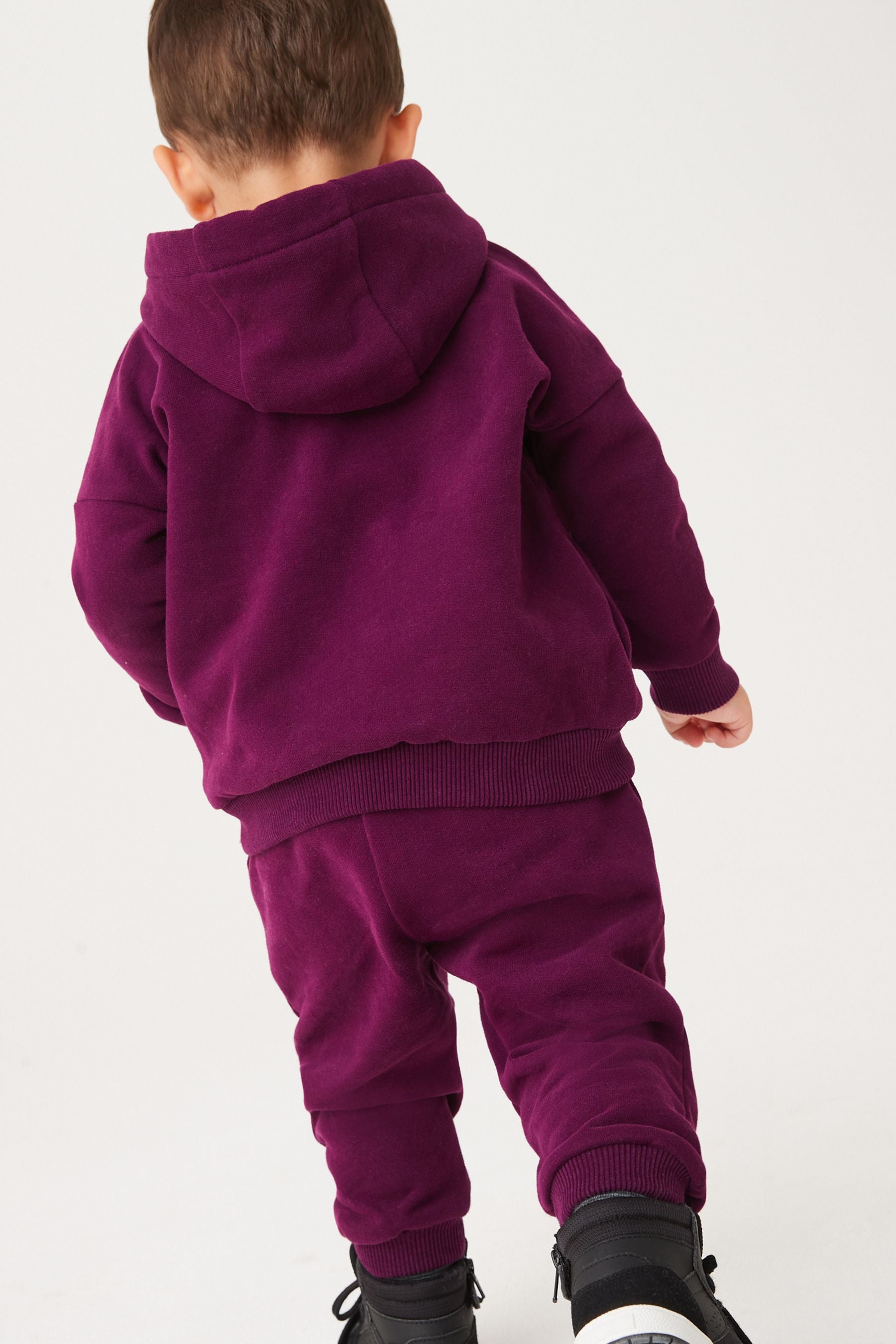 Purple Bear Character Hoodie And Joggers Set (3mths-7yrs)