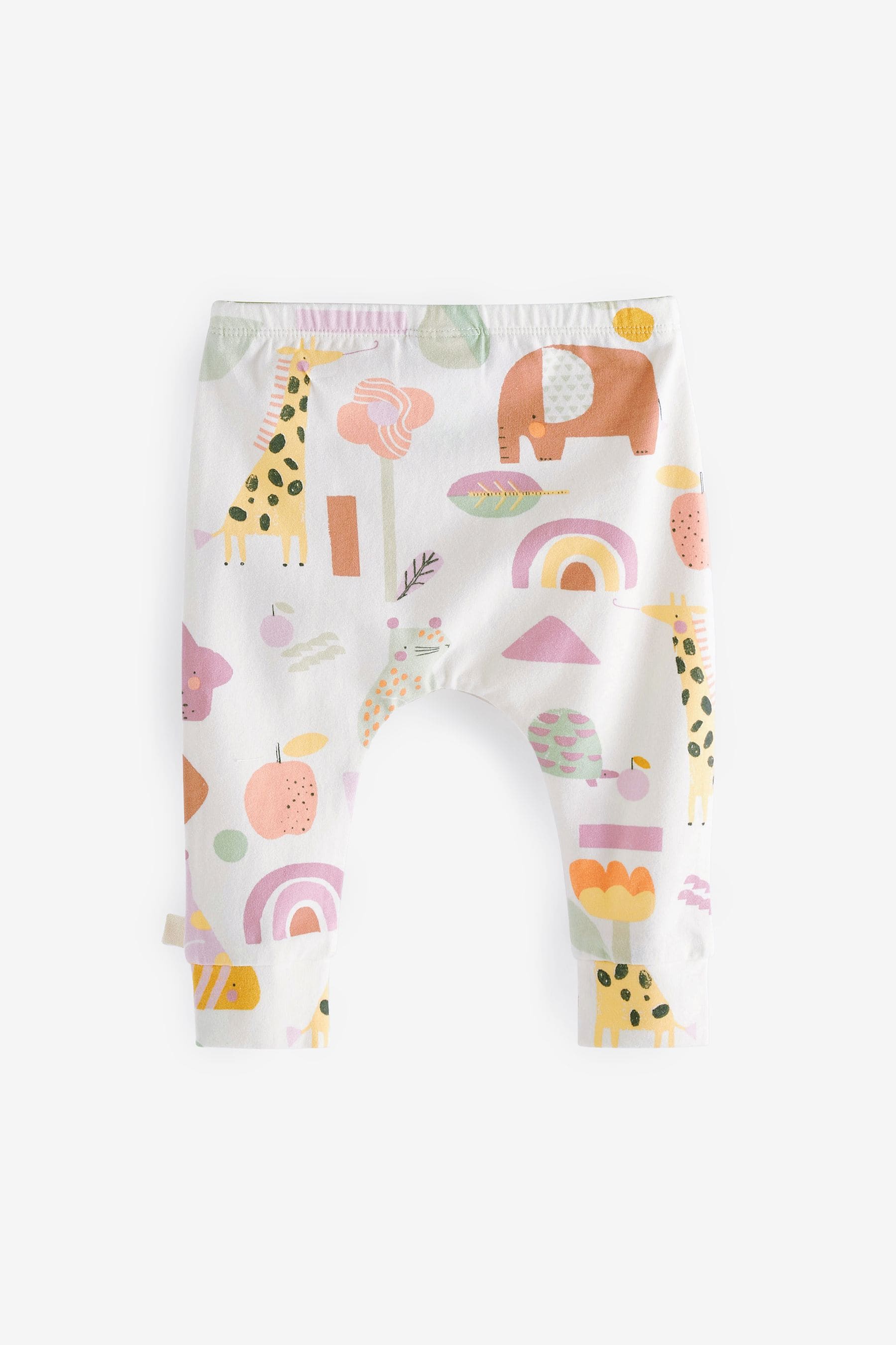 Mint Green/Pink Baby Leggings 3 Pack