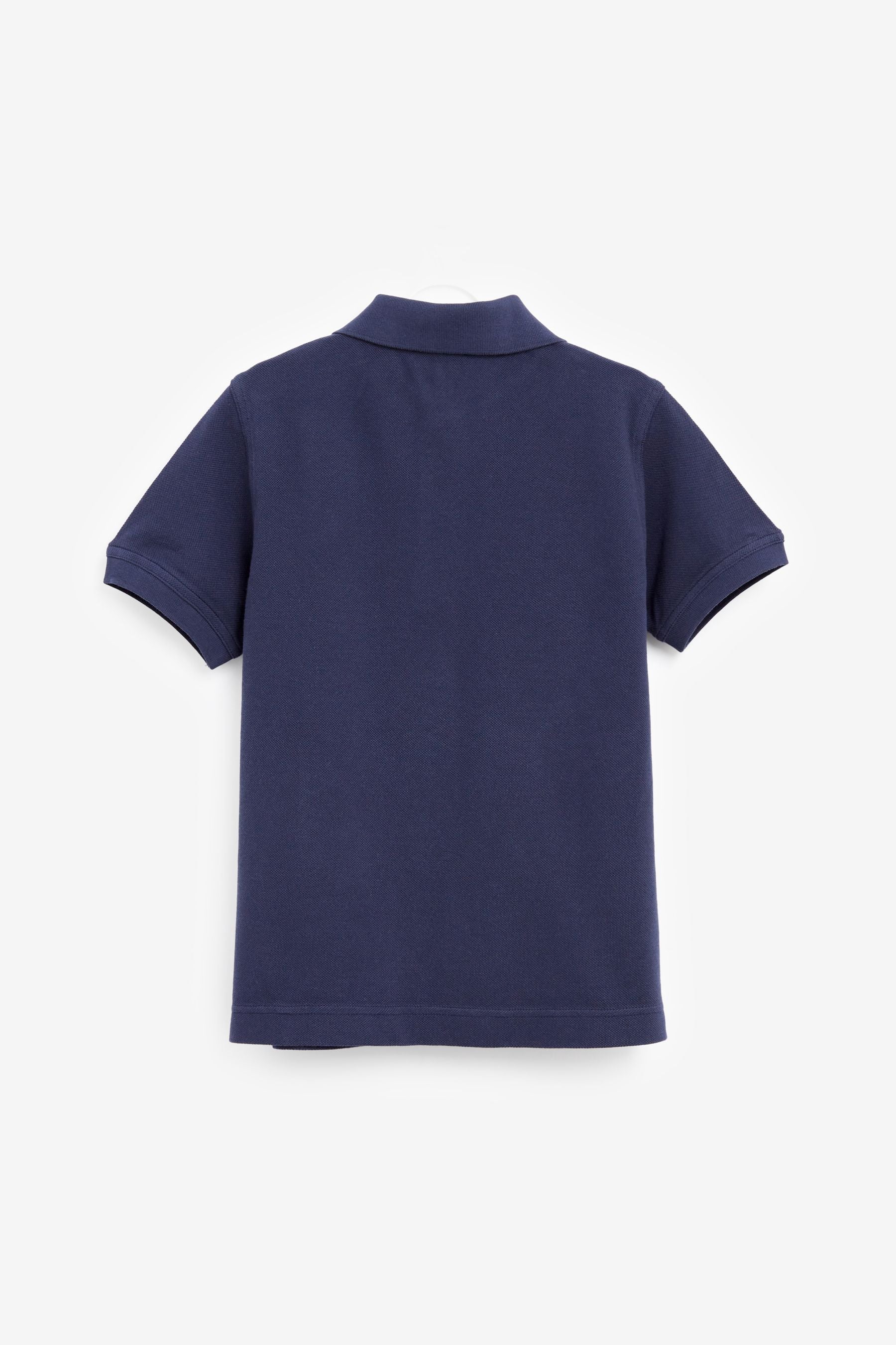 Navy Blue Benetton Logo Polo Shirt