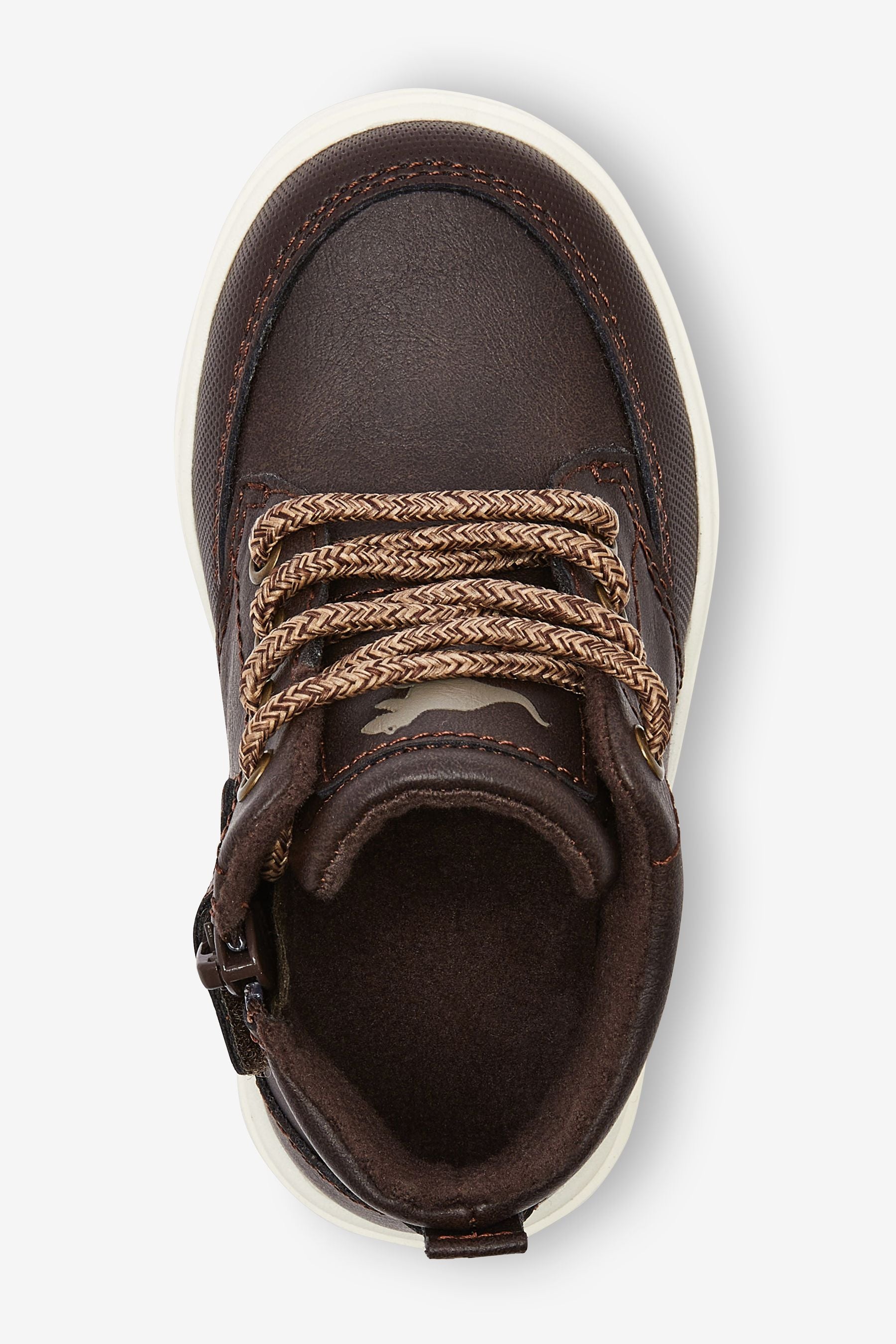 Chocolate Brown Warm Lined Chukka Boots