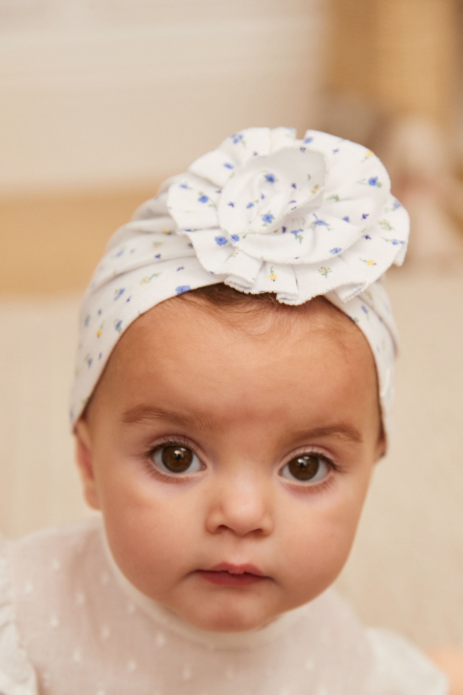 Blue Baby Turbans 2 Pack (0mths-2yrs)