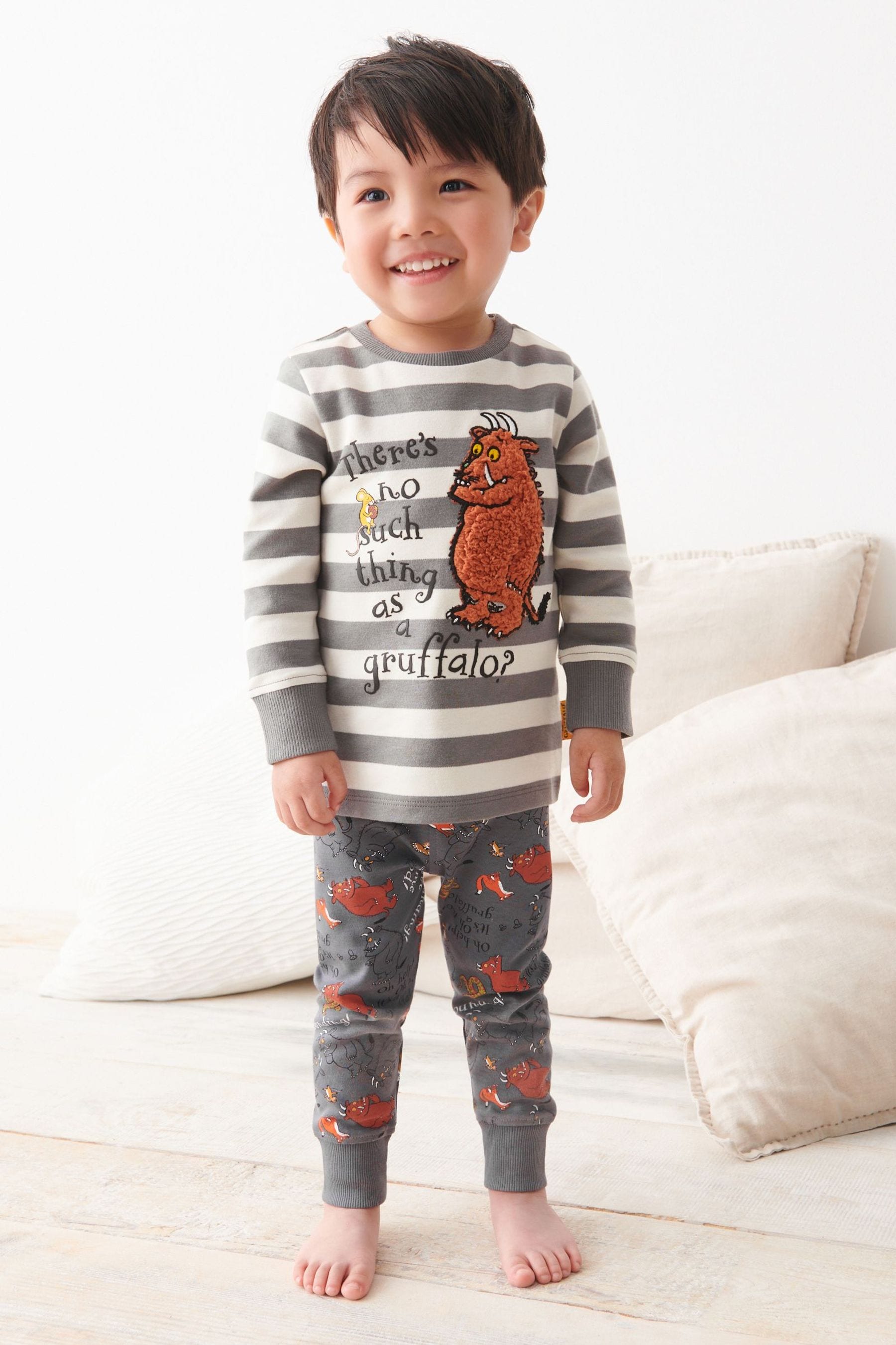 Grey/White Gruffalo Snuggle Pyjamas (9mths-9yrs)