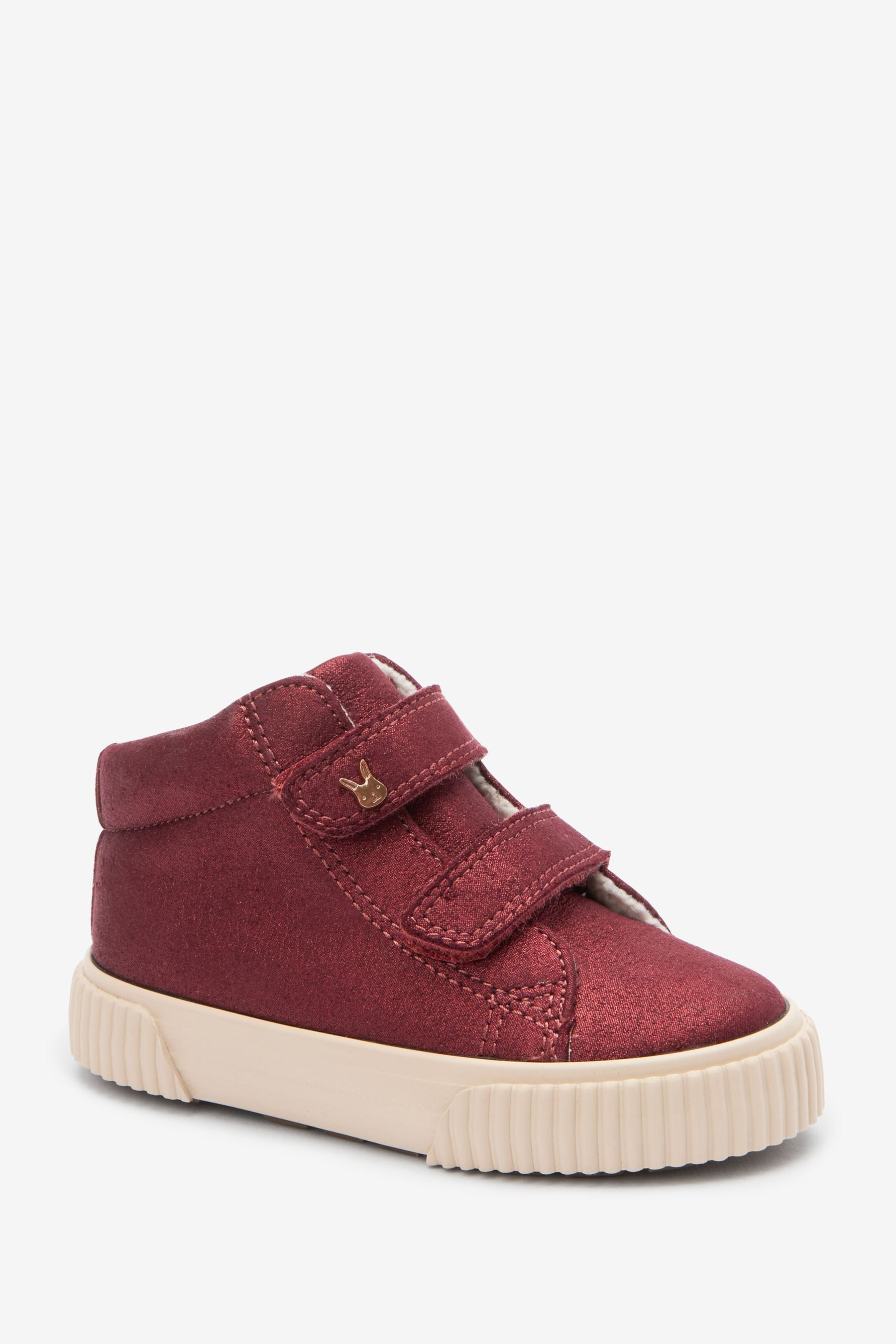 Berry Red High Top Trainers