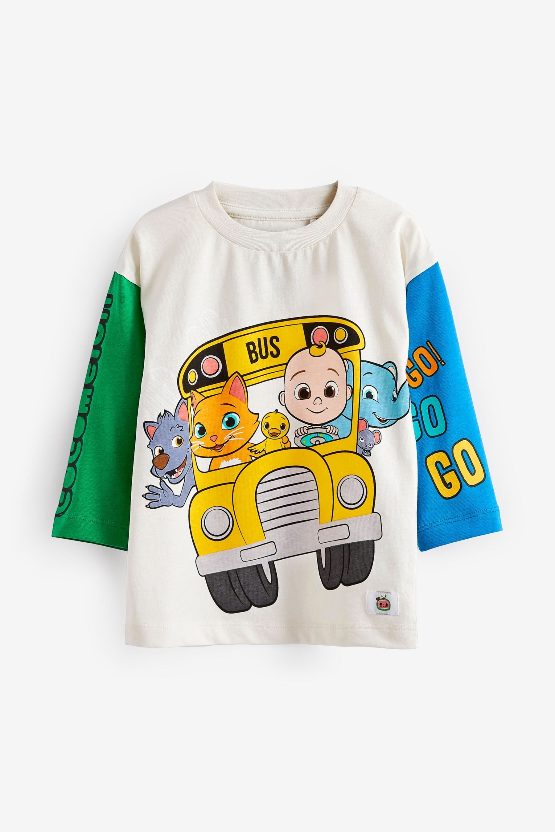 Multi Colourblock CoComelon Long Sleeve T-Shirt (3mths-8yrs)