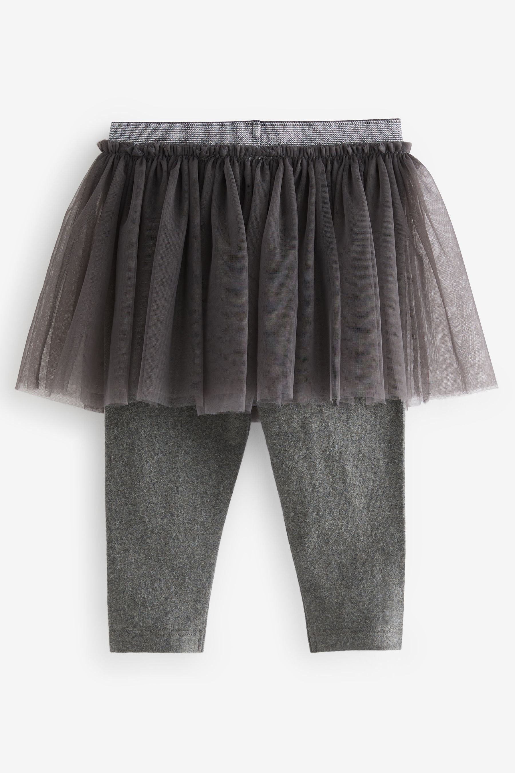 Charcoal Grey Tutu Leggings (3mths-7yrs)