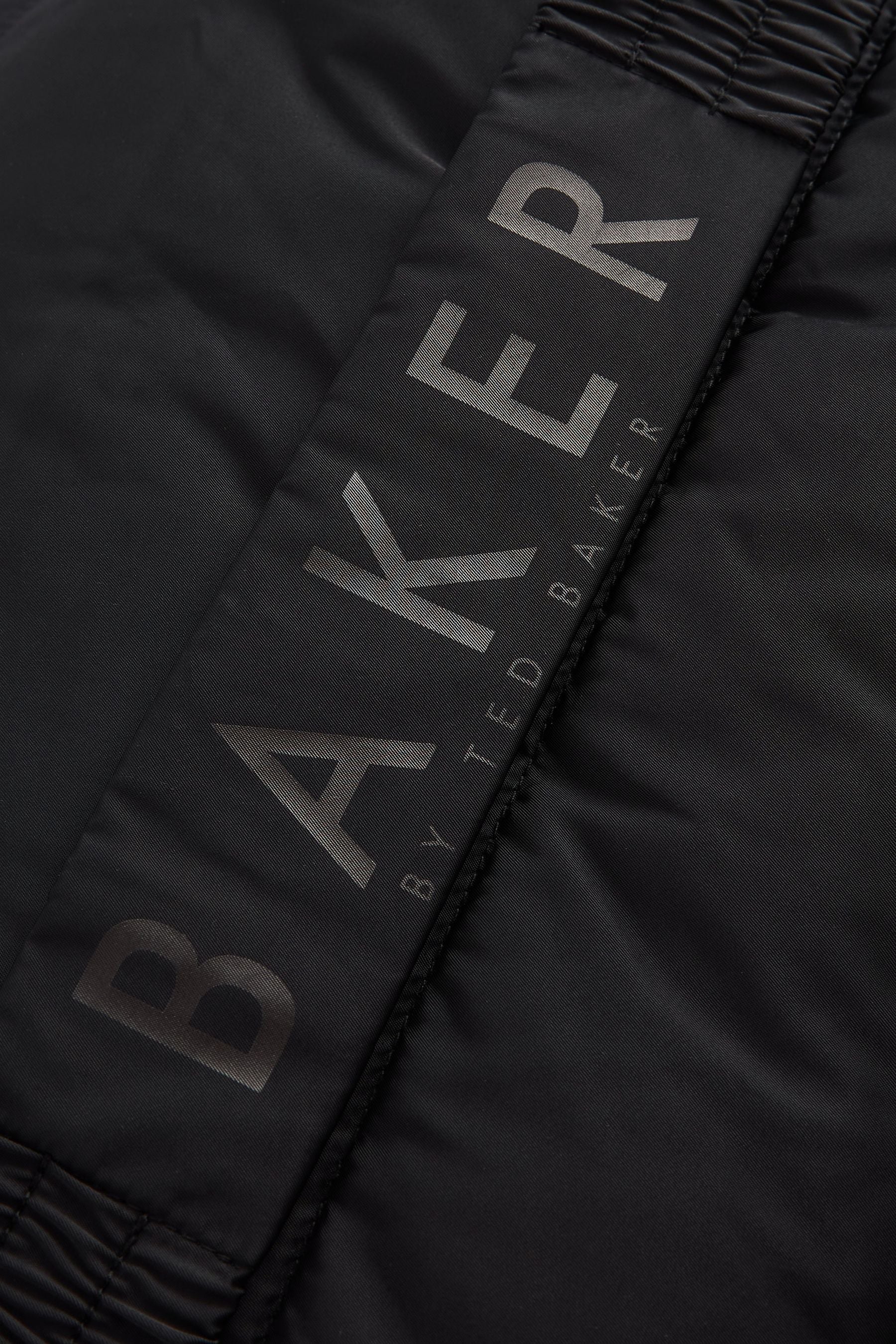 Black Baker by Ted Baker Black Teddy Borg Mixed Coat