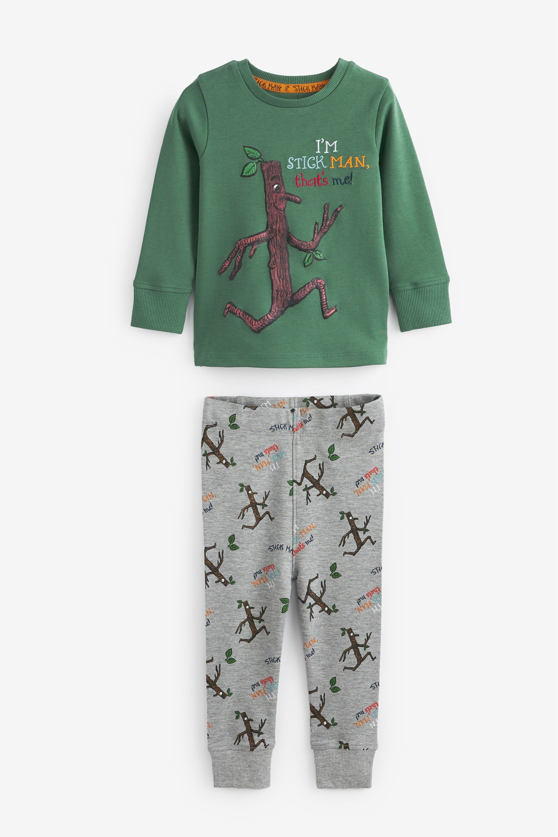 Stick Man Green Snuggle Pyjamas (9mths-9yrs)