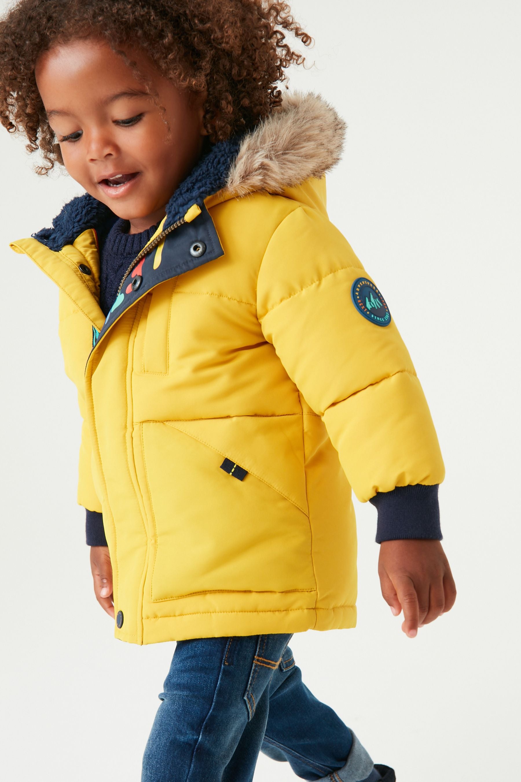 Yellow Premium Padded Coat (3mths-7yrs)