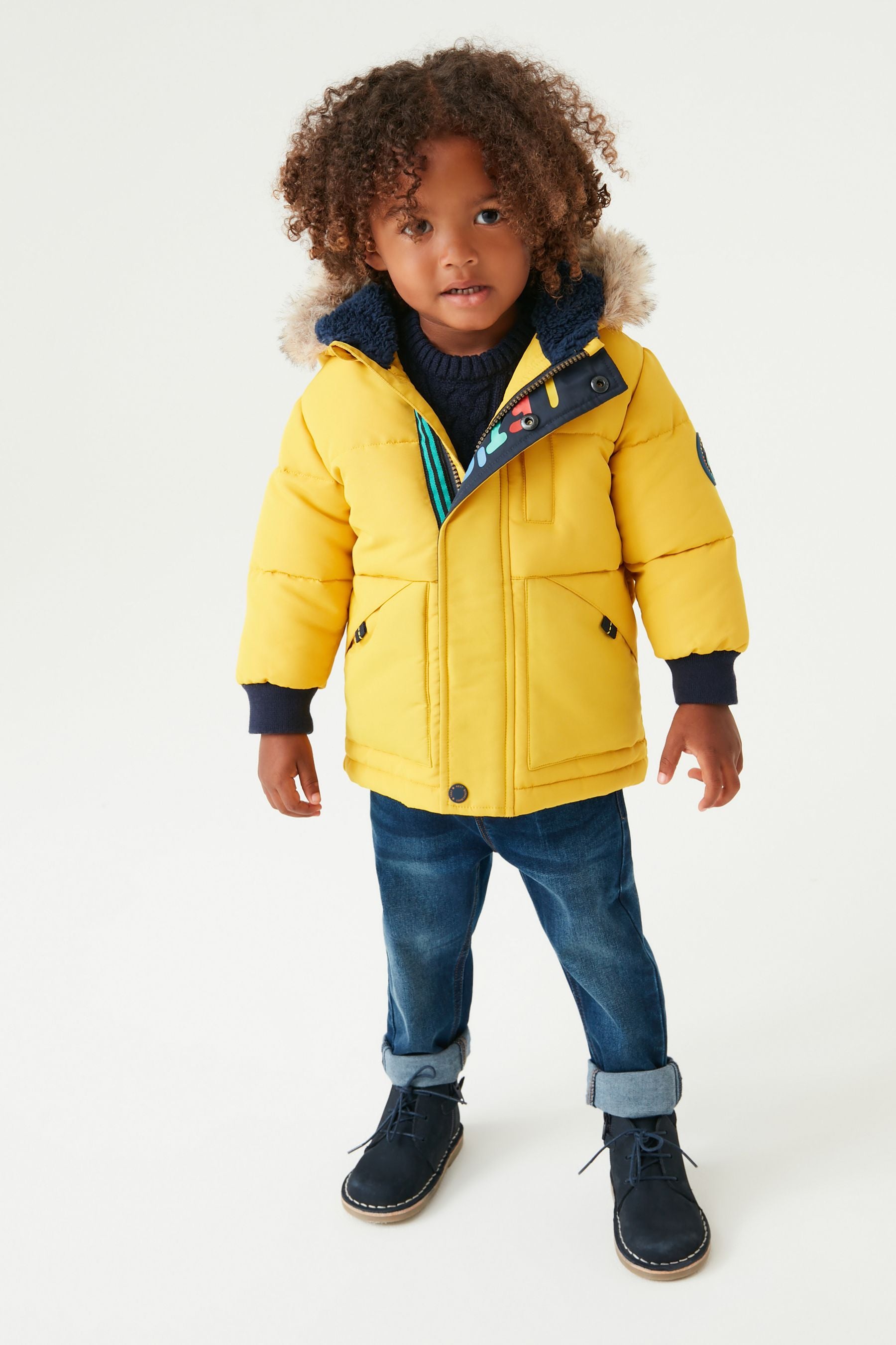 Yellow Premium Padded Coat (3mths-7yrs)