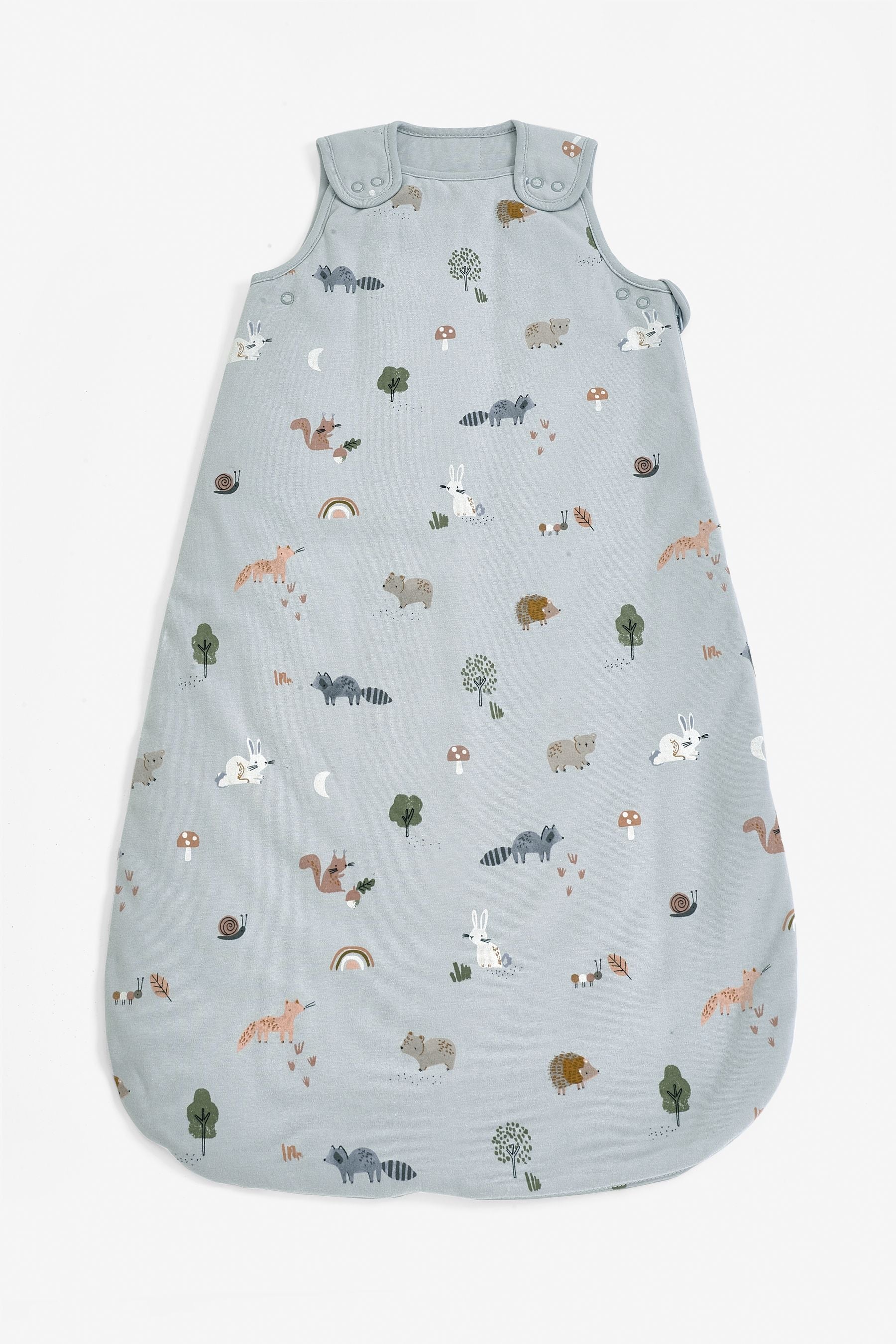 Sage Woodland Baby 100% Cotton 2.5 Tog Sleep Bag