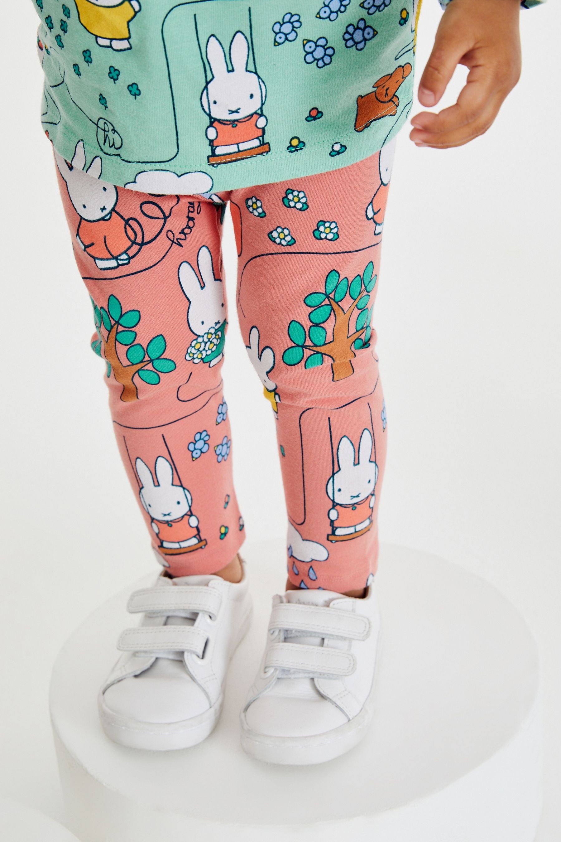 Green/Orange Miffy Cotton T-Shirt And Leggings Set (3mths-7yrs)