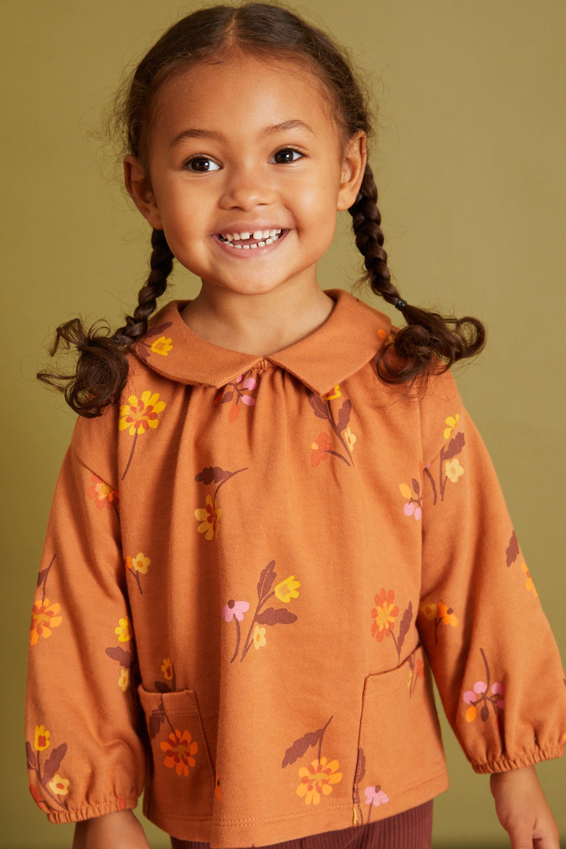 Pumpkin Collar Top & Leggings Set (3mths-7yrs)