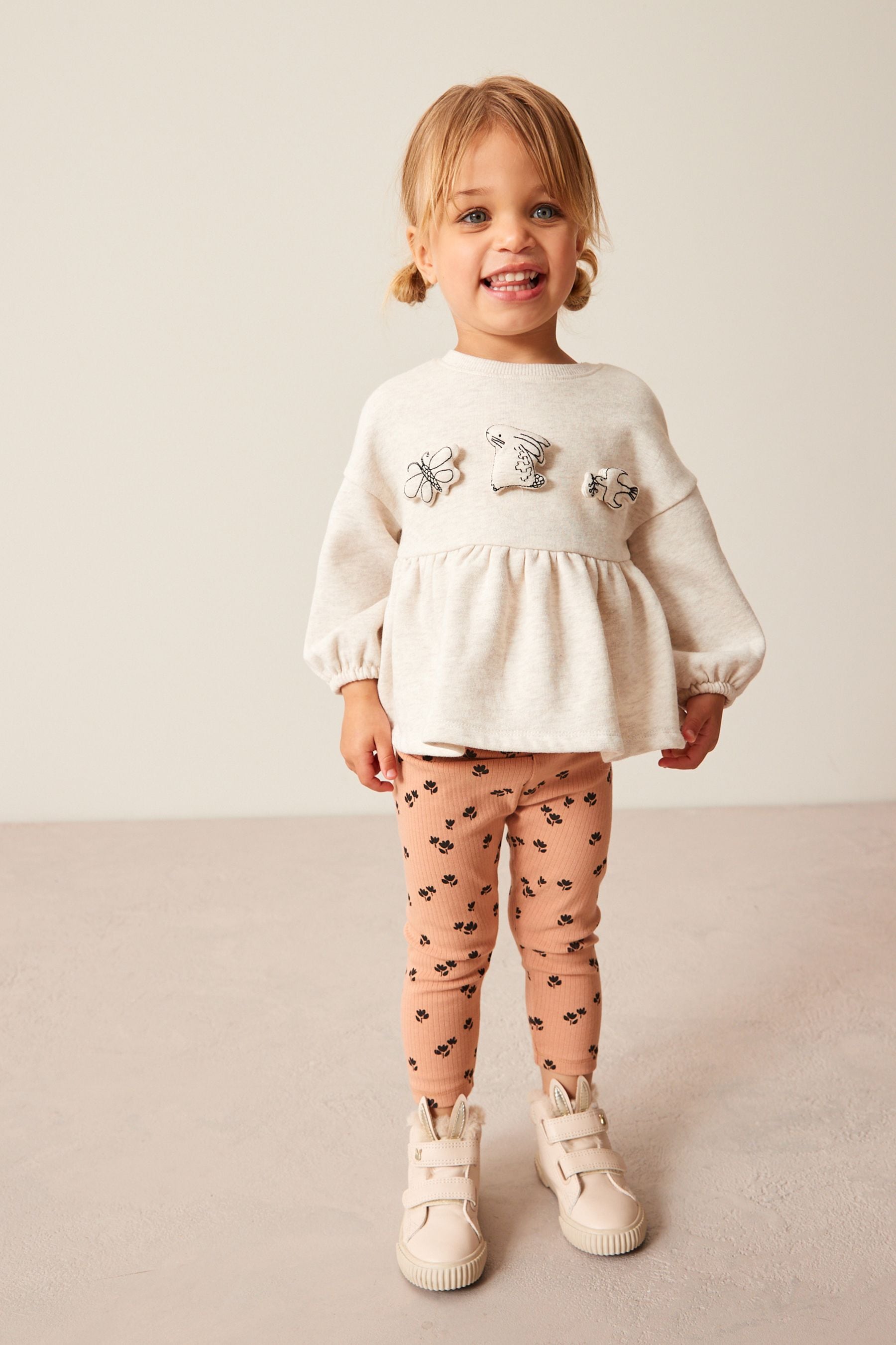 Neutral Top and Legging Set (3mths-7yrs)